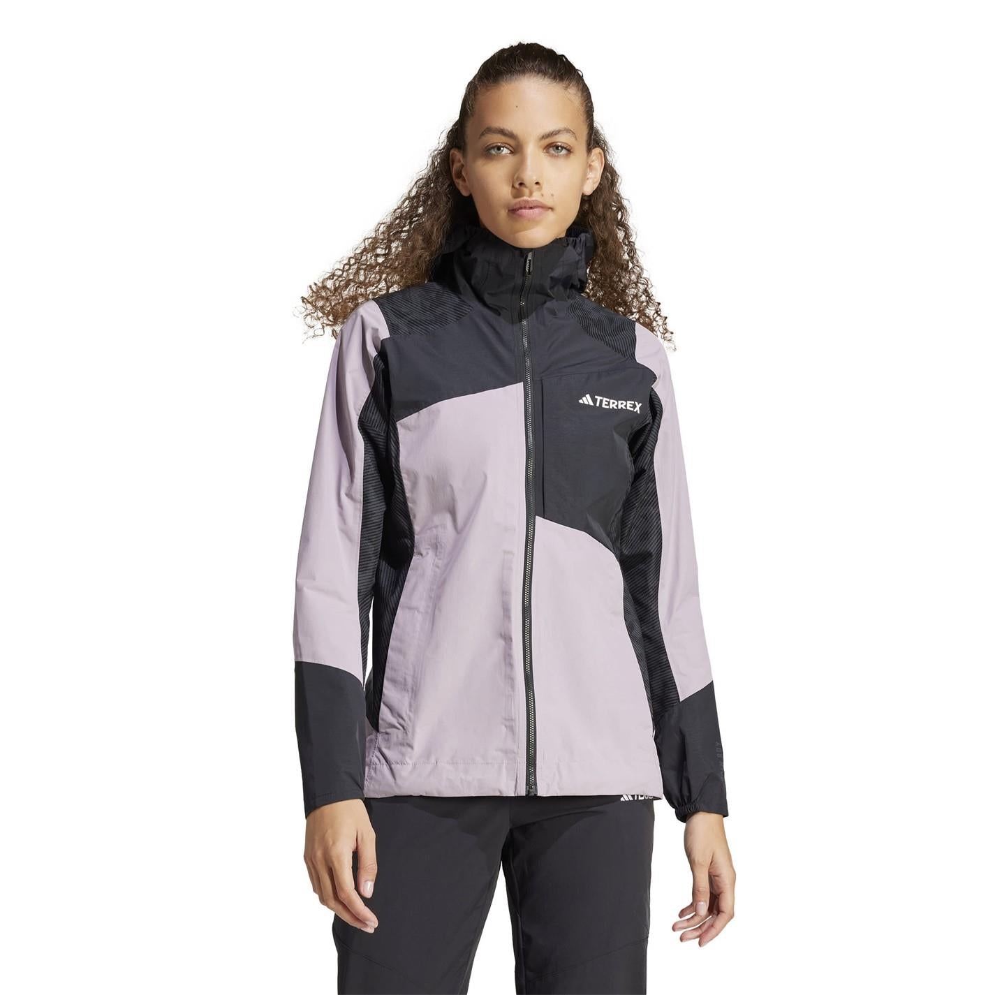 adidas Hybrid Waterproof Adjustable Rain Anorak