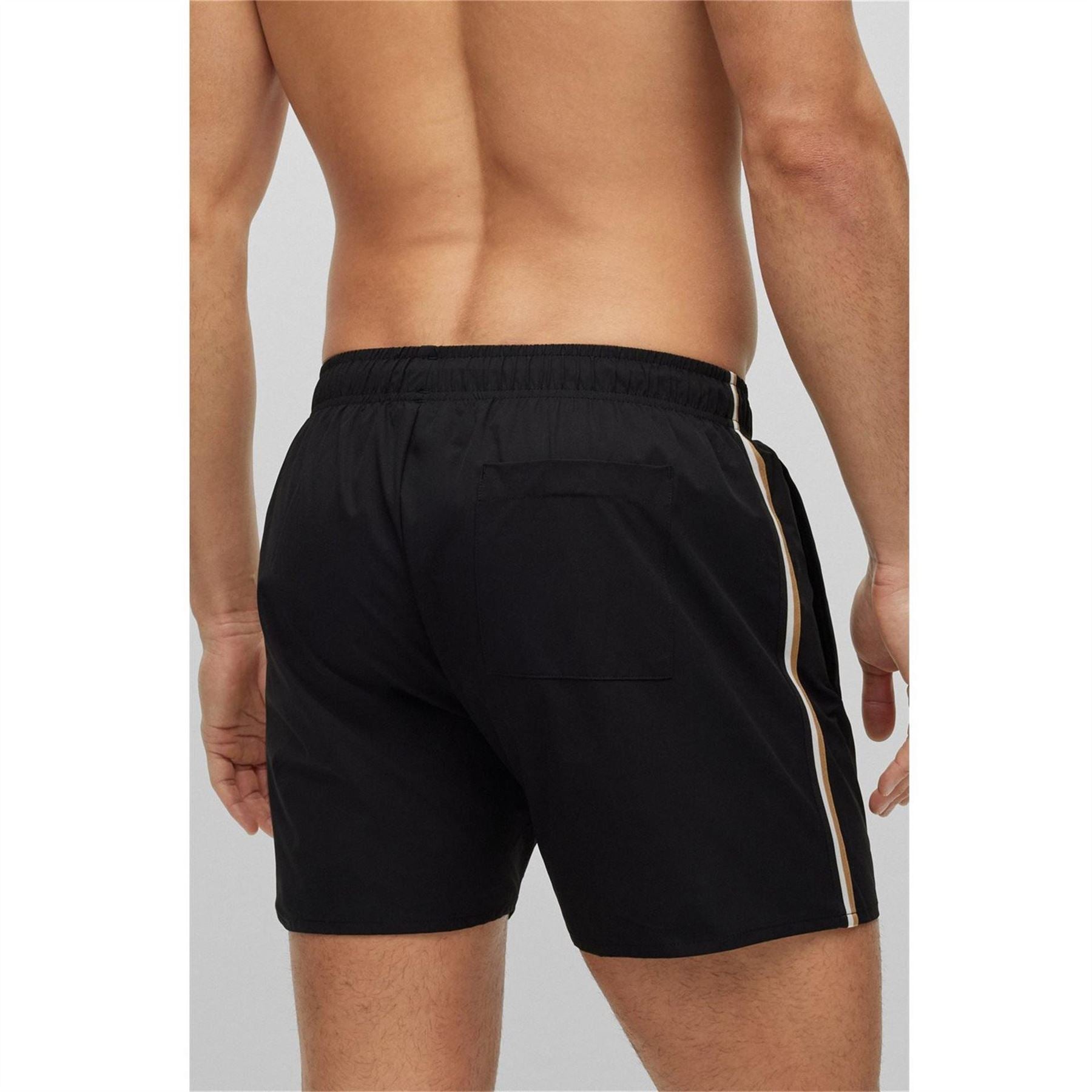 Boss Iconic Quick Drying Twin Slit Pockets Swim Shorts