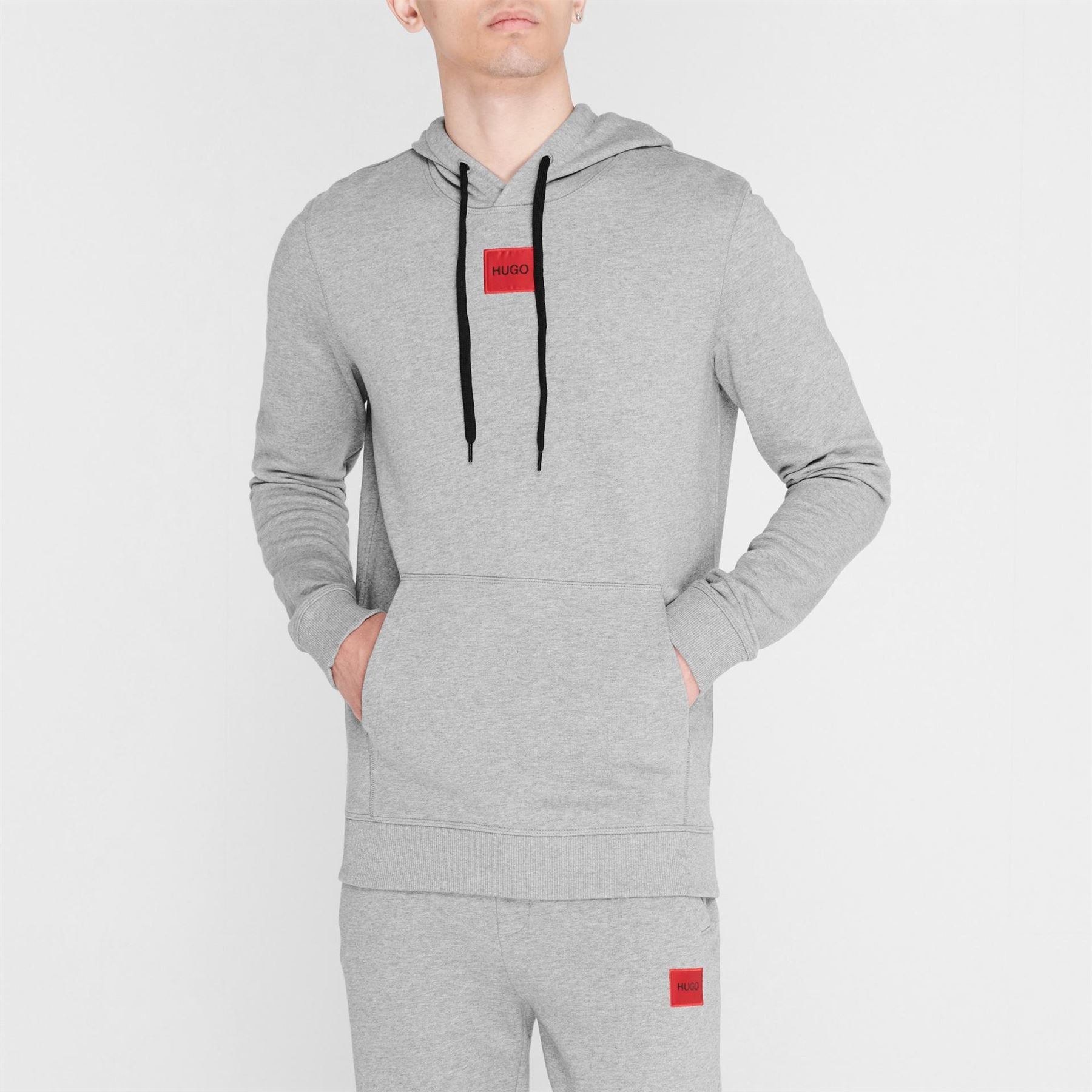Hugo HUGO Daratschi Drawstring Hoodie   Contemporary Streetwear Design