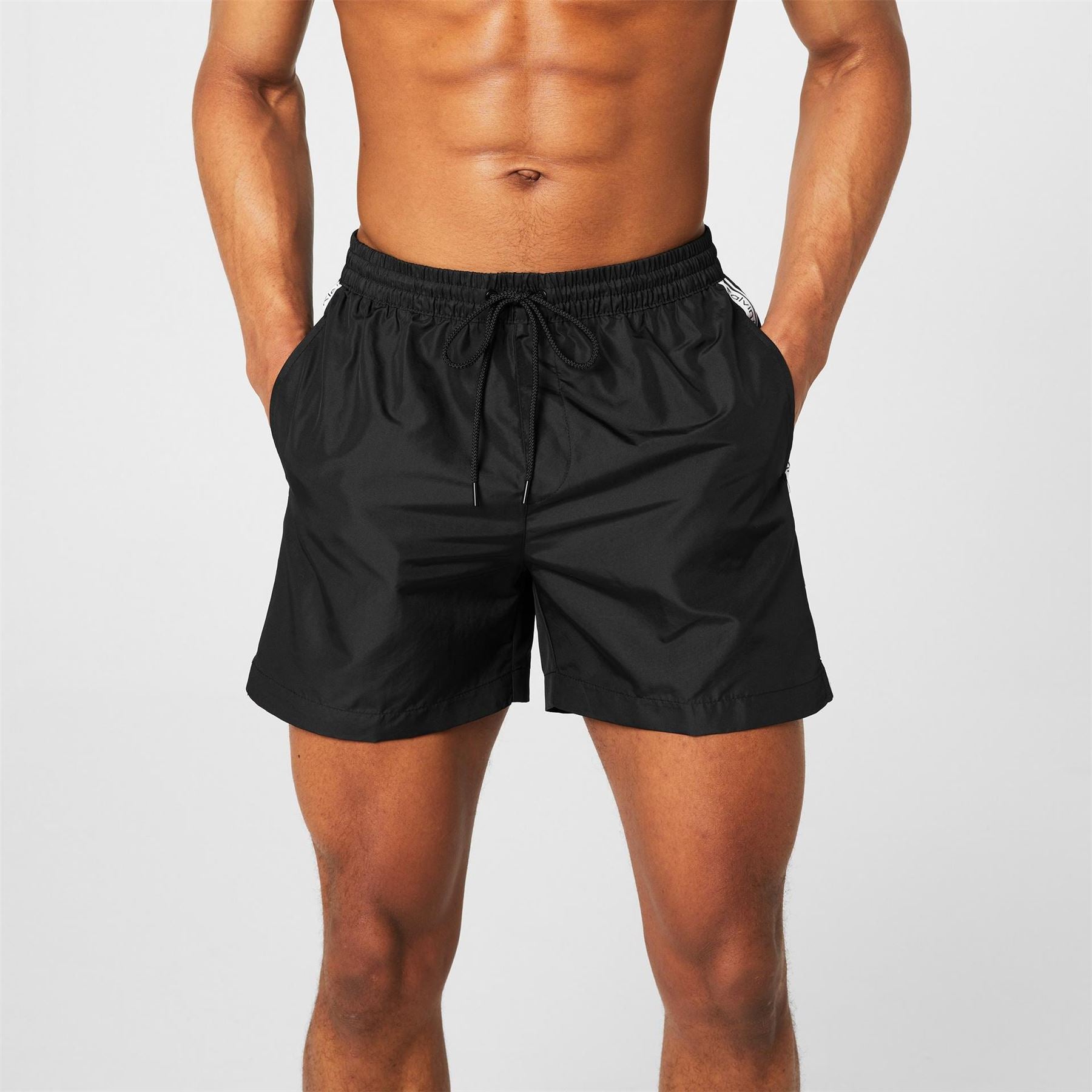 Calvin Klein Mens Tape Swim Shorts