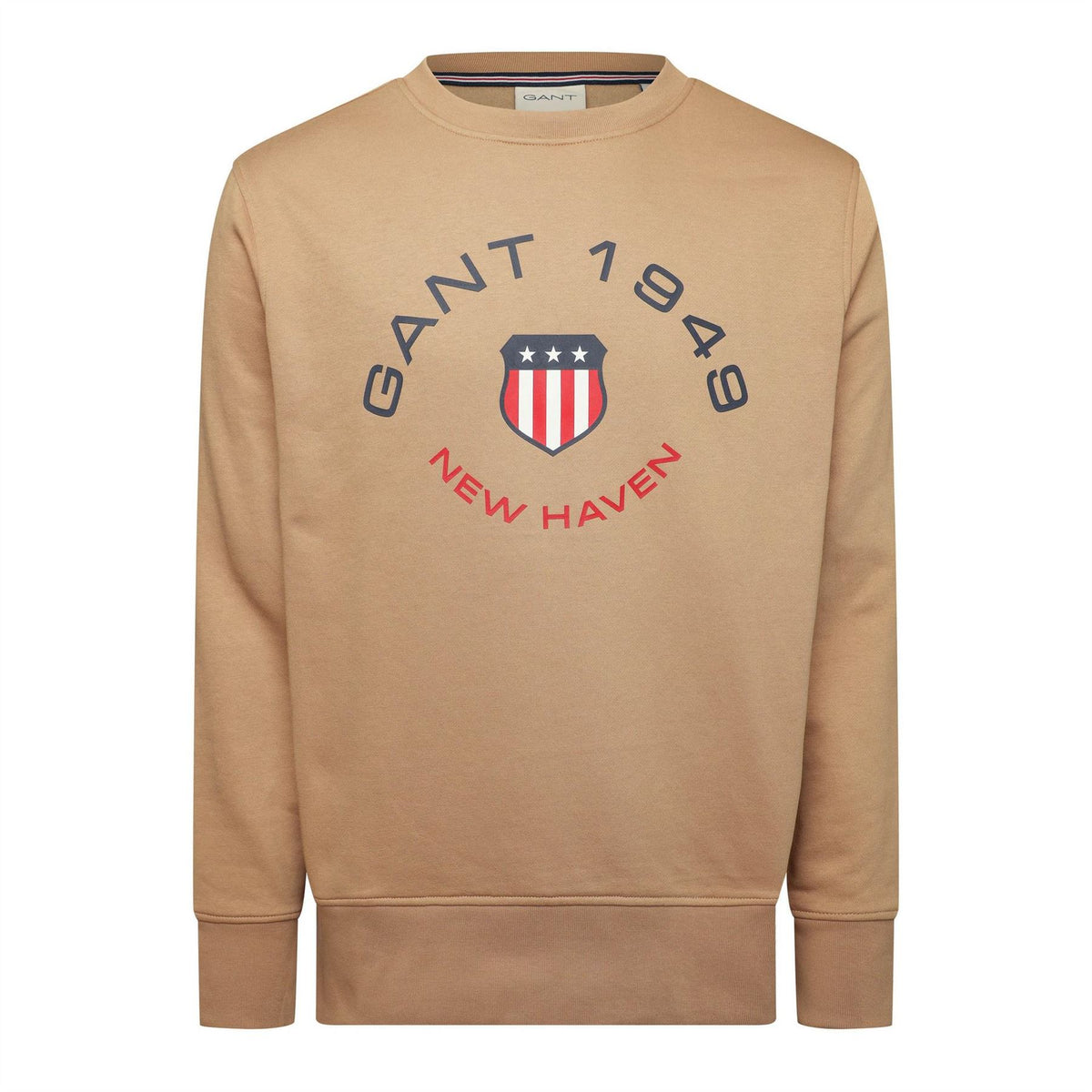 Gant Text Graphic Crew Neck Long Sleeve Sweatshirt