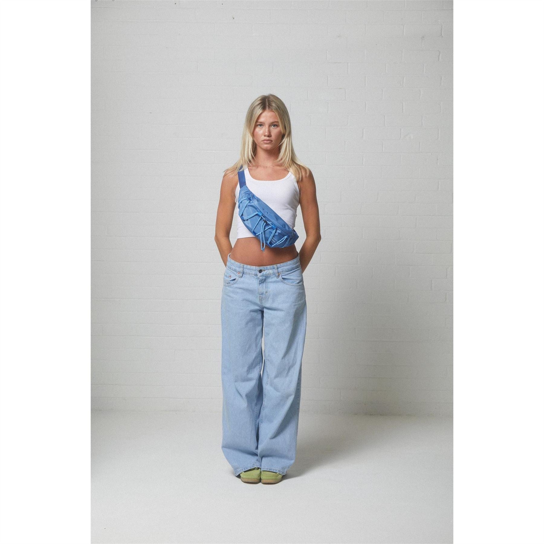 Spiral Arlo Crescent Shaped Cross Body with Logo
