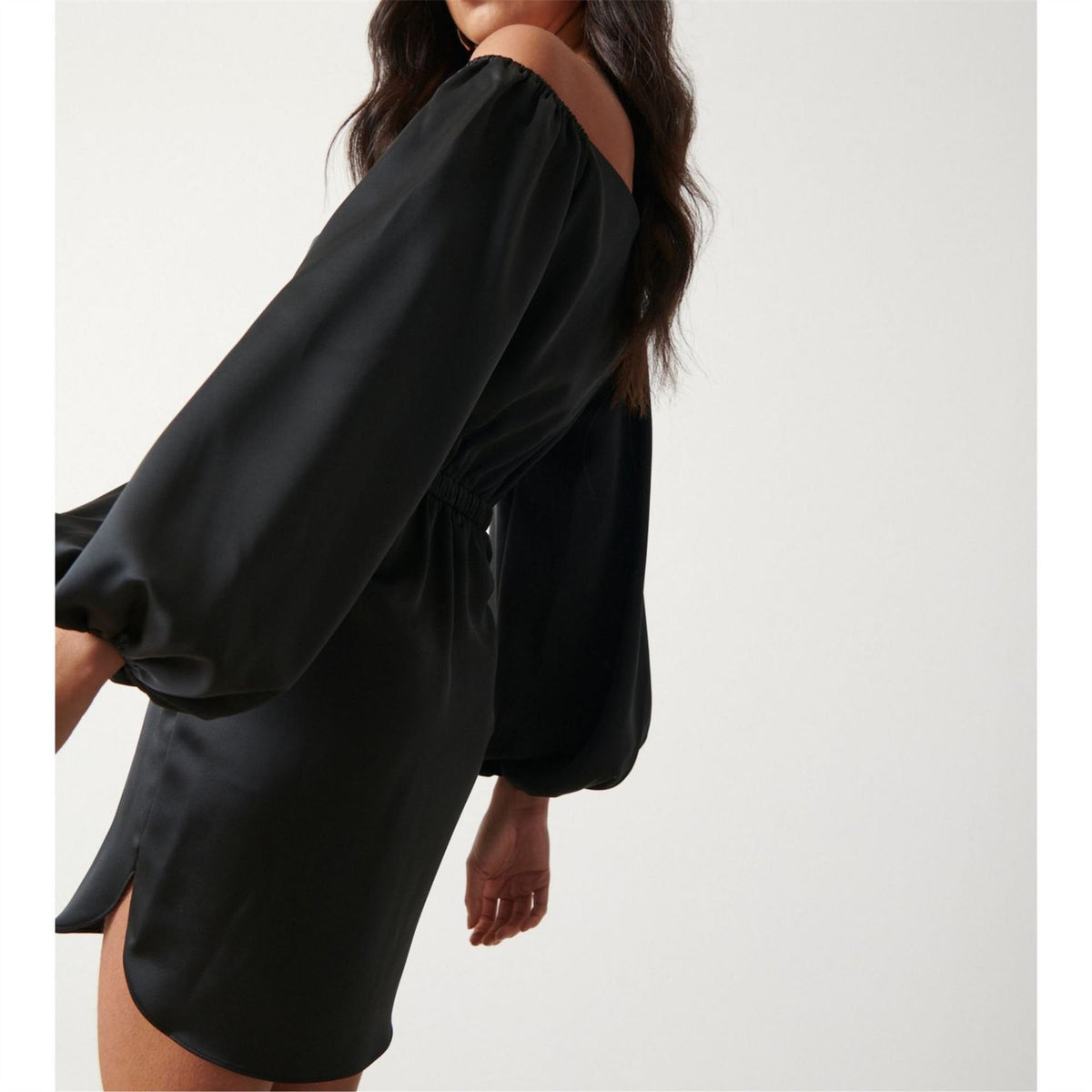 Pretty Lavish P Fern Bardot Mini Dress