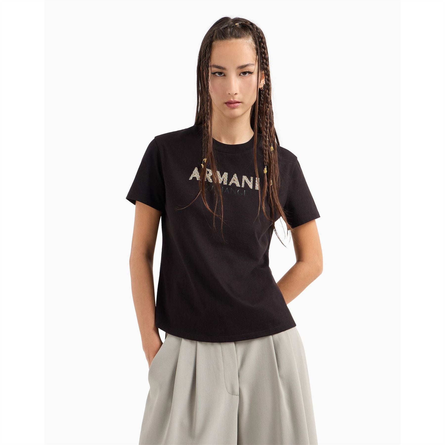 Armani Exchange Exchange Regular Fit Crew Neck T-Shirt