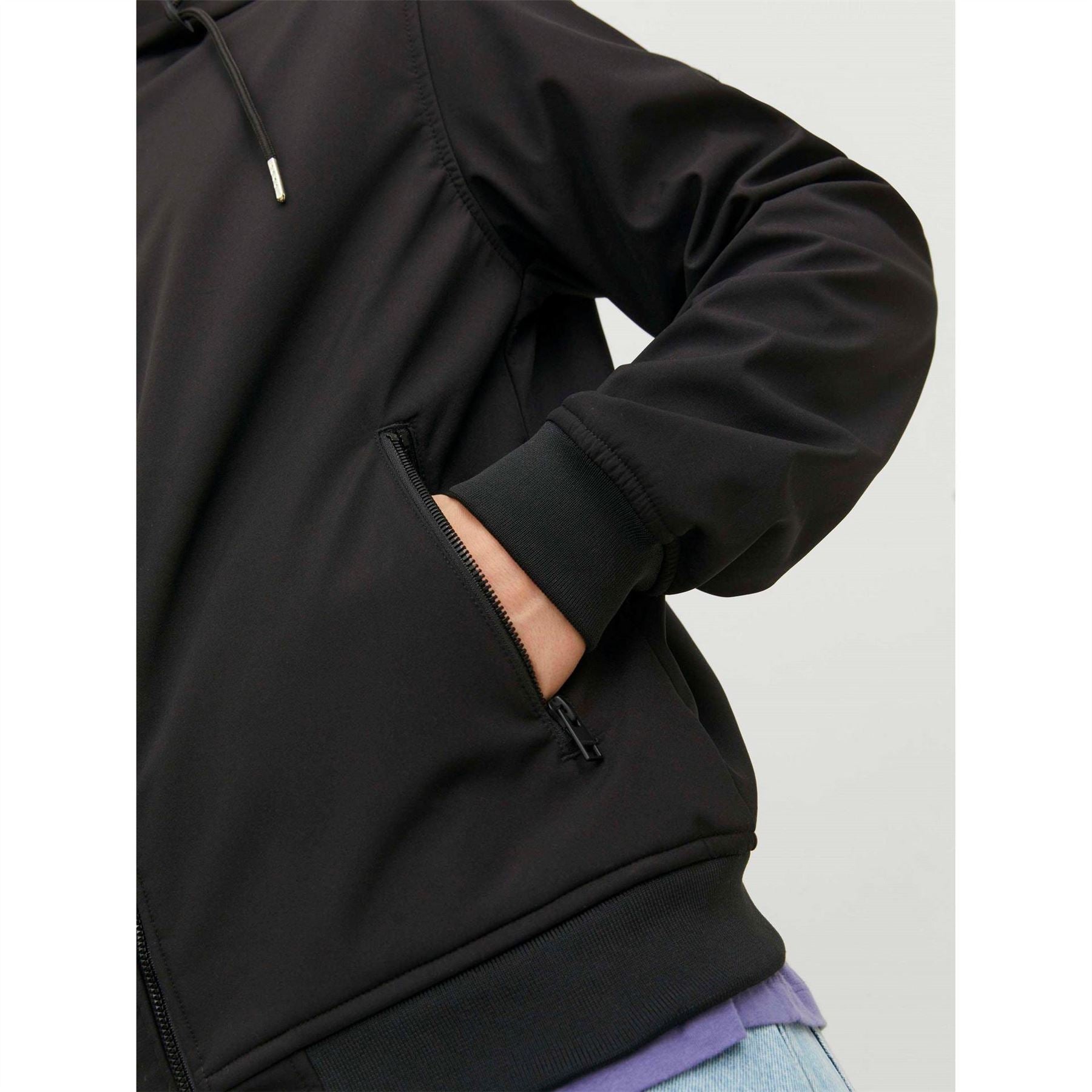 Jack and Jones Zipped Hooded Softshell Jacket