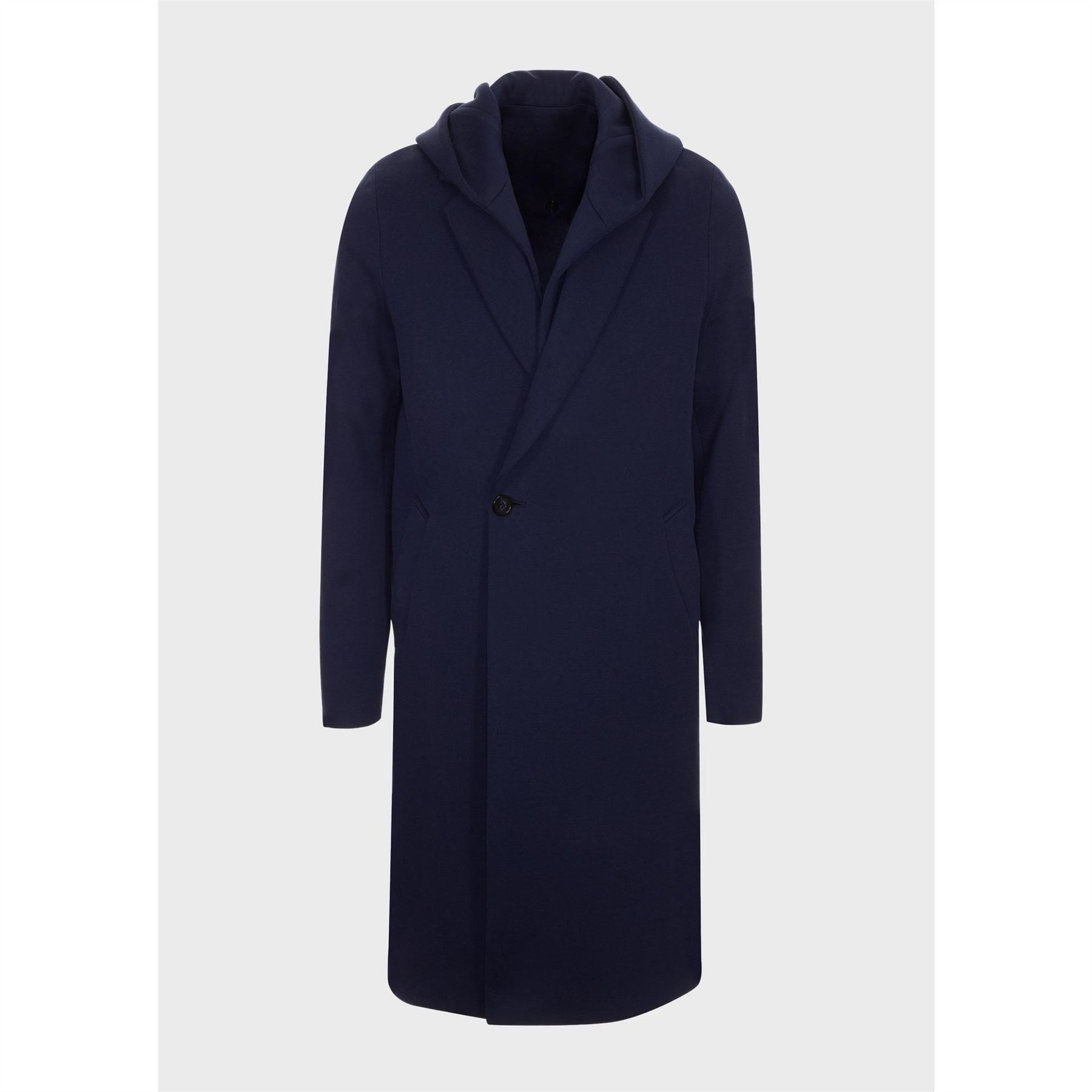 Emporio Armani Weather Resistant Tailored Fit Trench Coat
