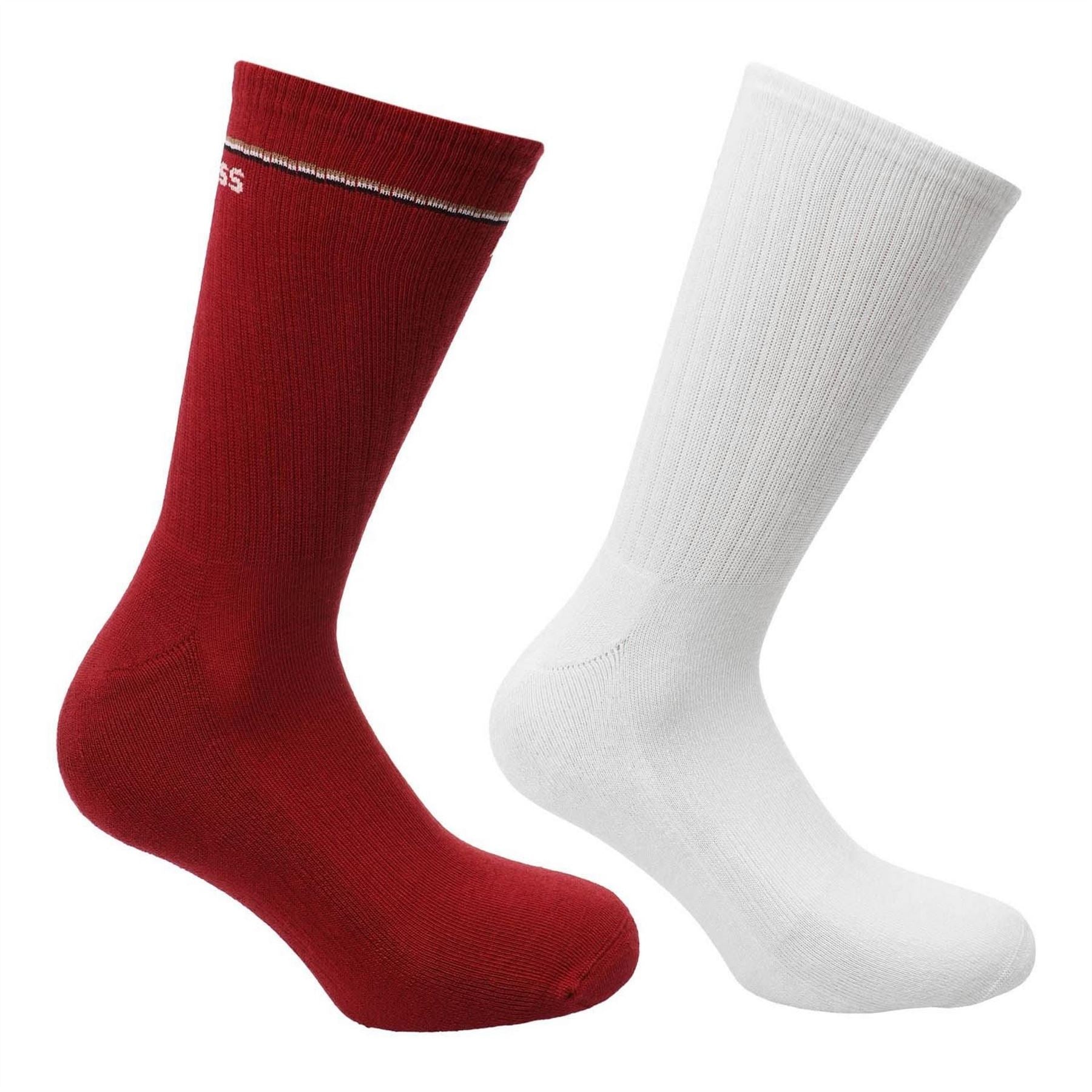 Boss Pack Of Quarter Length Socks With Logo Details
