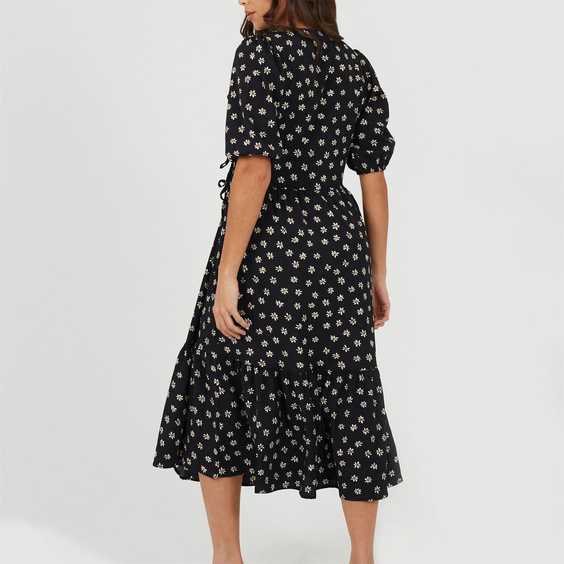 Brave Soul V Neck Wrap Dress