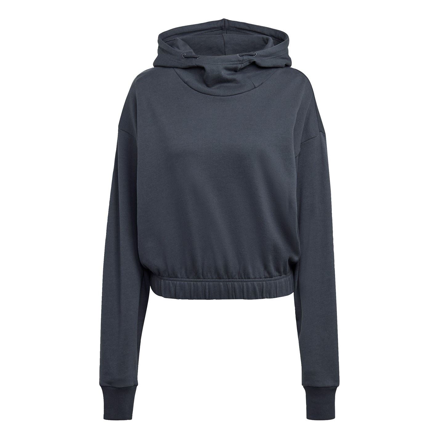 adidas Womens Lounge Cropped Hoodie
