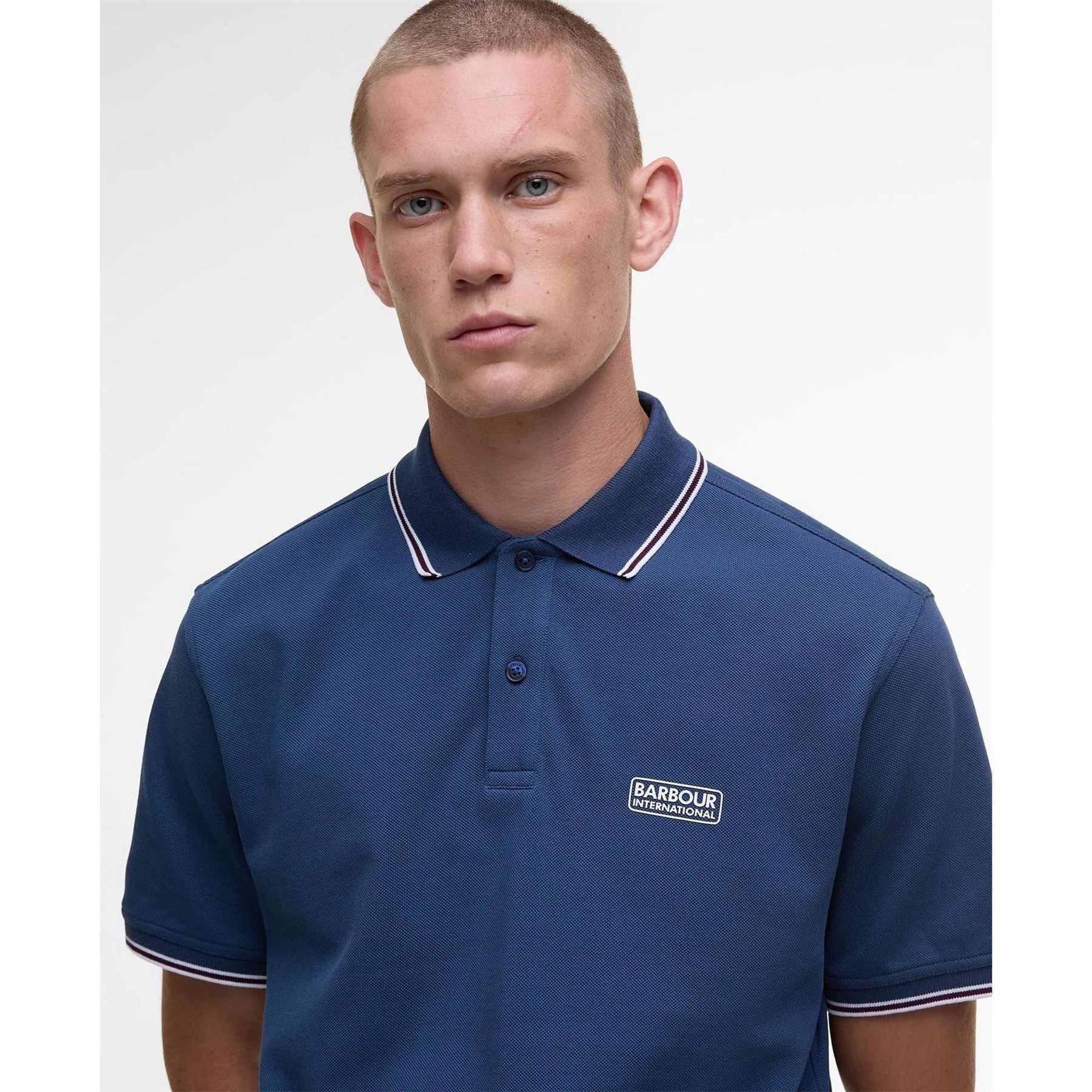 Barbour International Tipped Short Sleeve Polo Shirt
