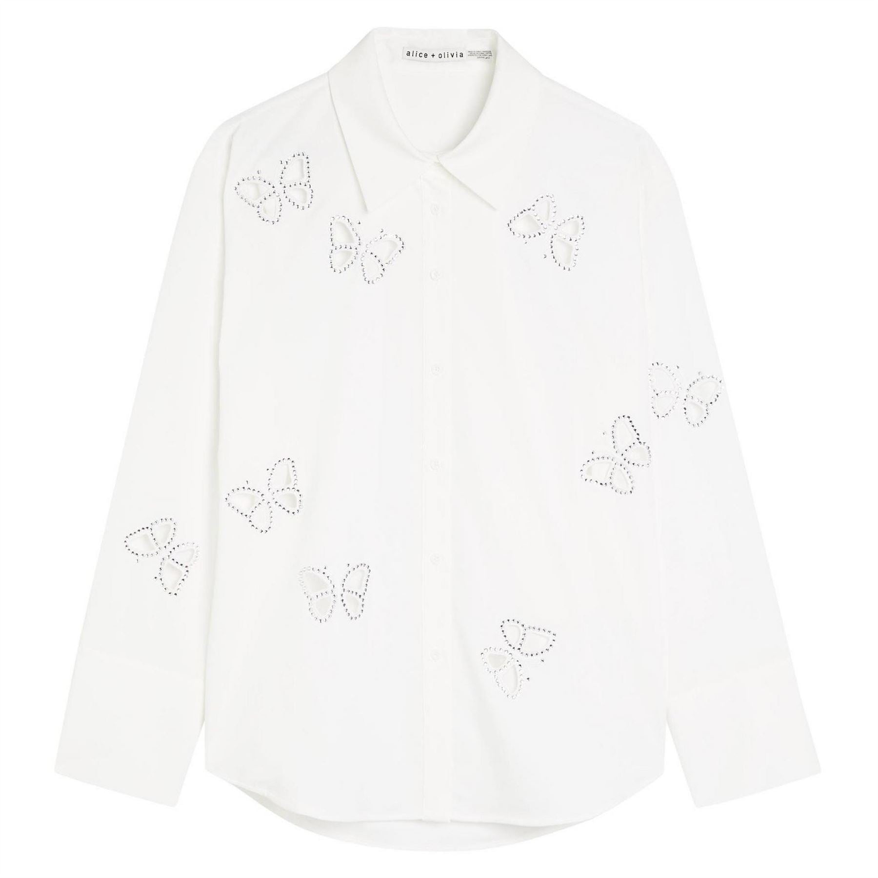 Alice And Olivia Finely Embell Buttondown