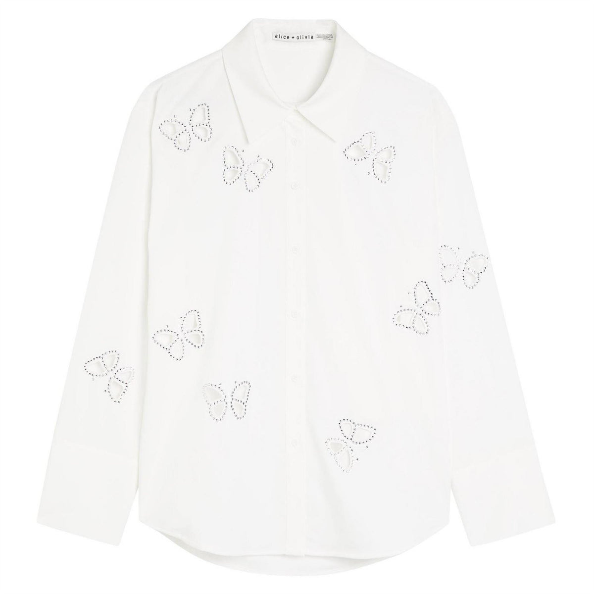 Alice And Olivia Finely Embell Buttondown