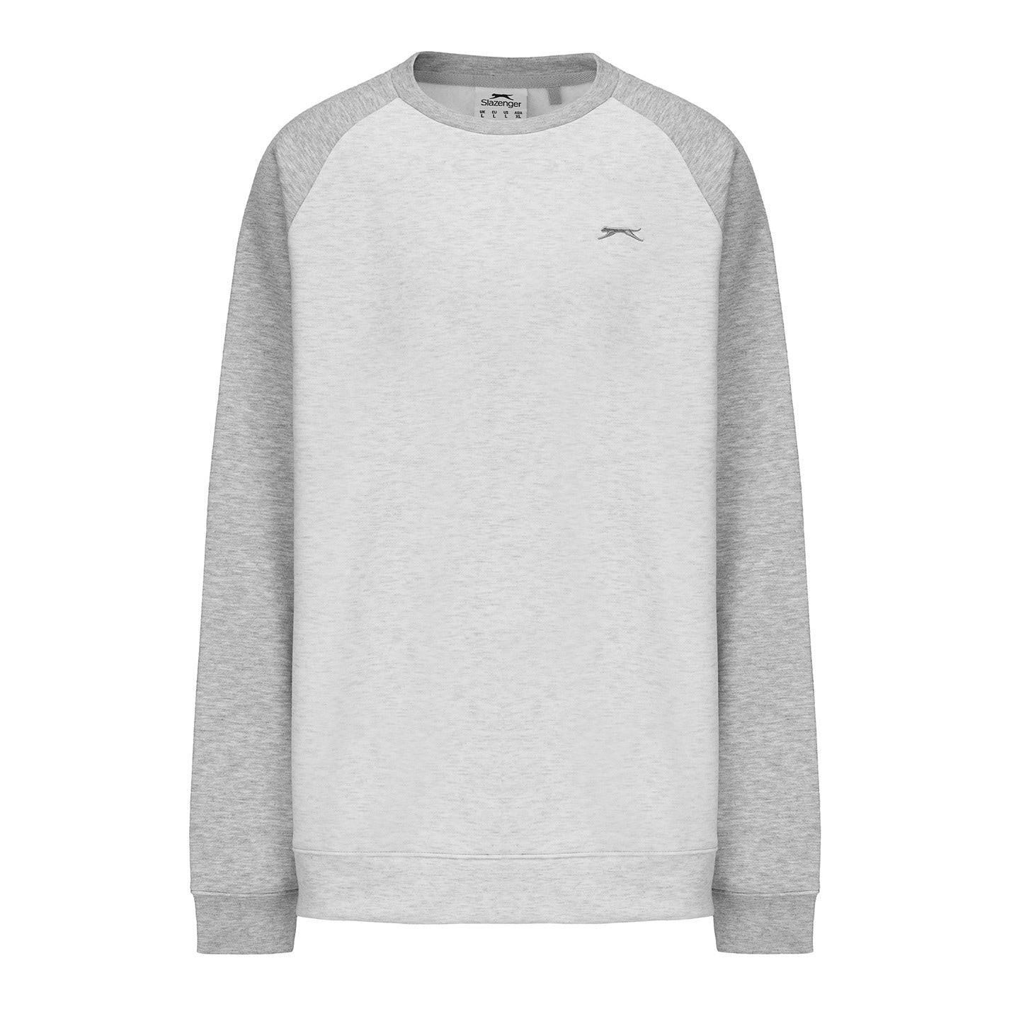 Slazenger Contrast Crew Neck Regular Fit Sweatshirt