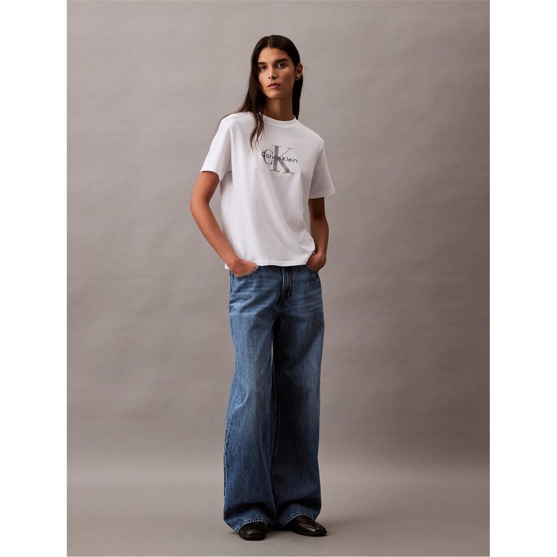 Calvin Klein Jeans Mono Hero Crew Neck Short Sleeve T-Shirt