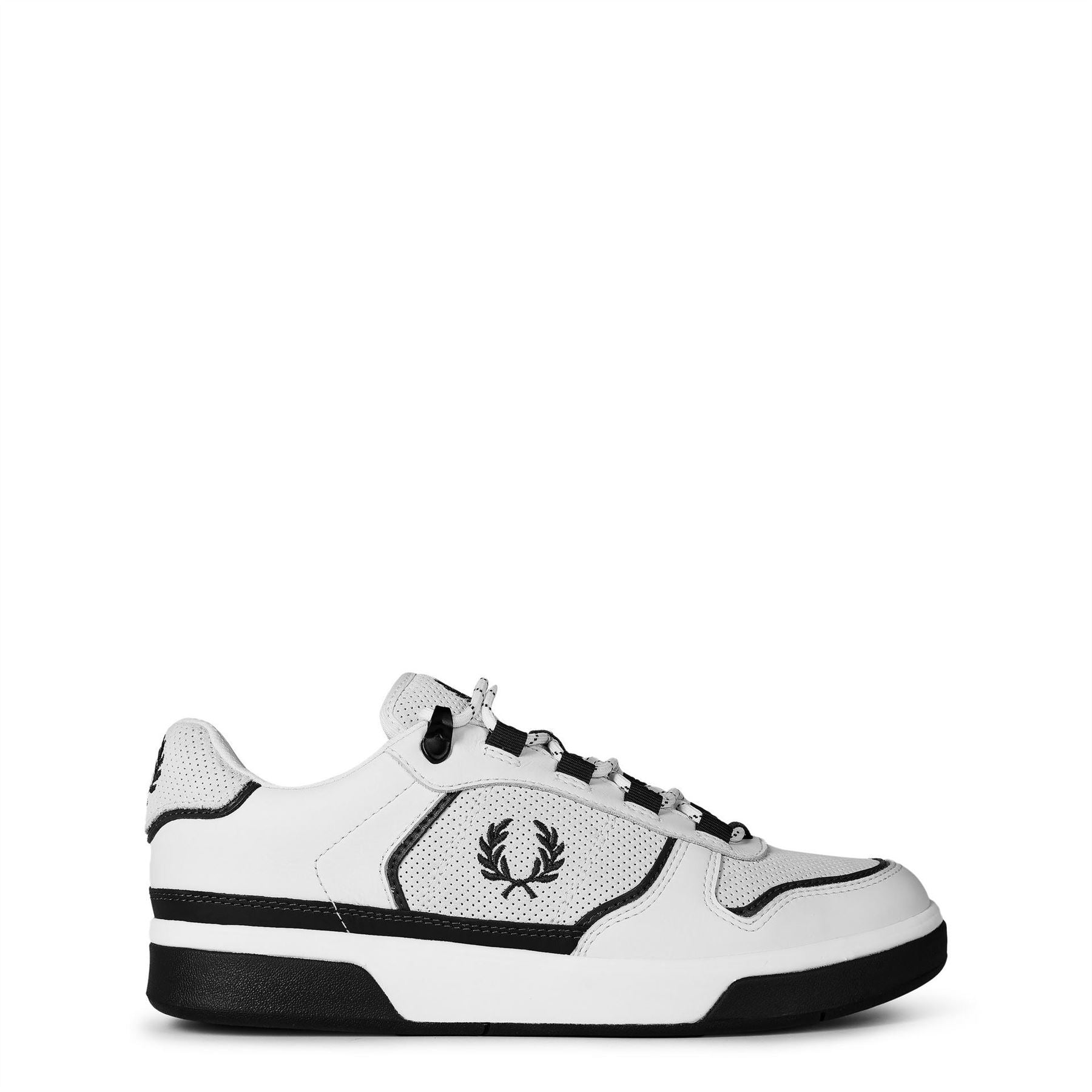 Fred Perry Court Perf Lace Up Low Top Sneakers