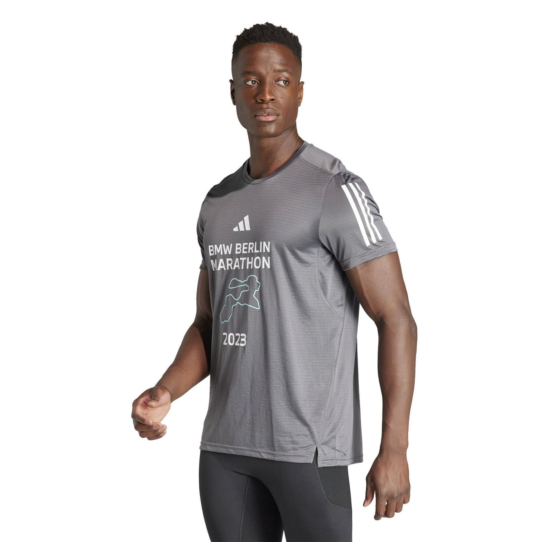 adidas Mens Berlin Marathon 2023 Event T-Shirt