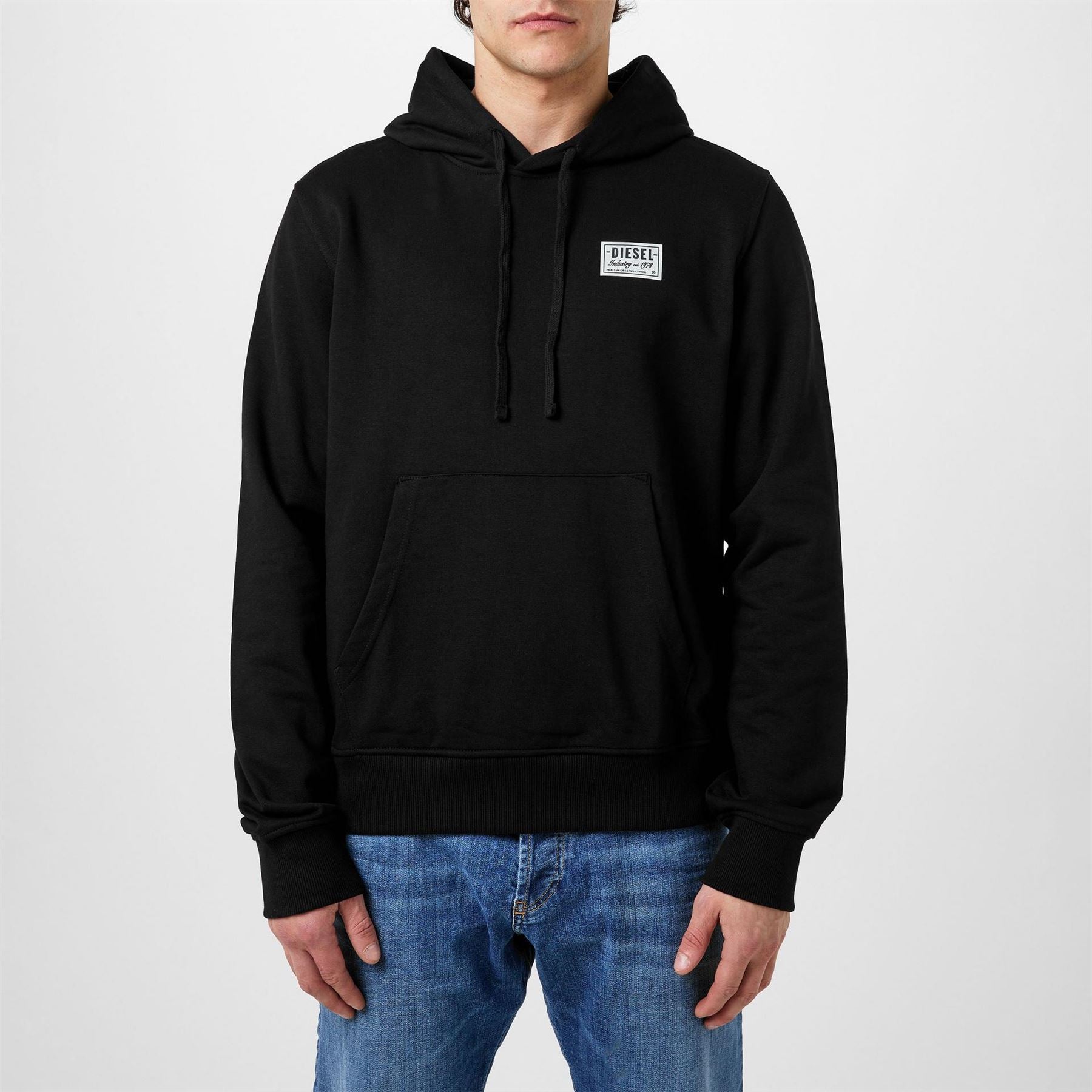Diesel Mens Patch Logo Oth Hoodie