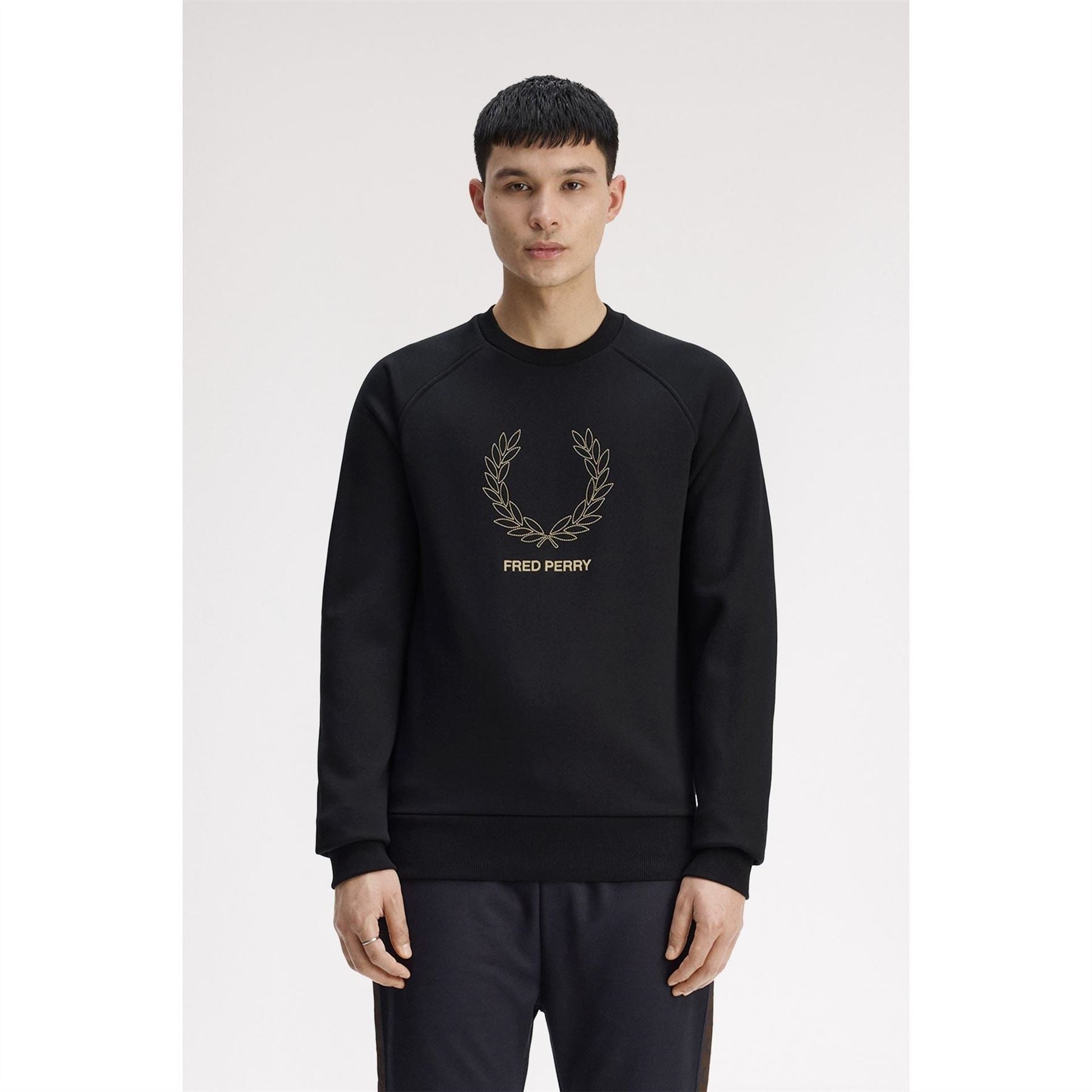 Fred Perry Mid Logo Crew Sweatshirt