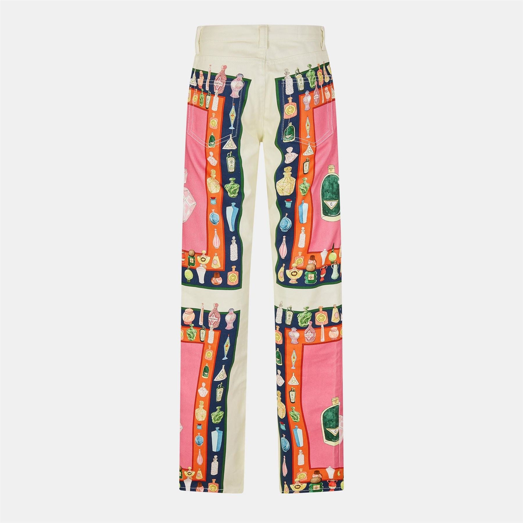 Casablanca Casa Printed Straight Leg Jeans
