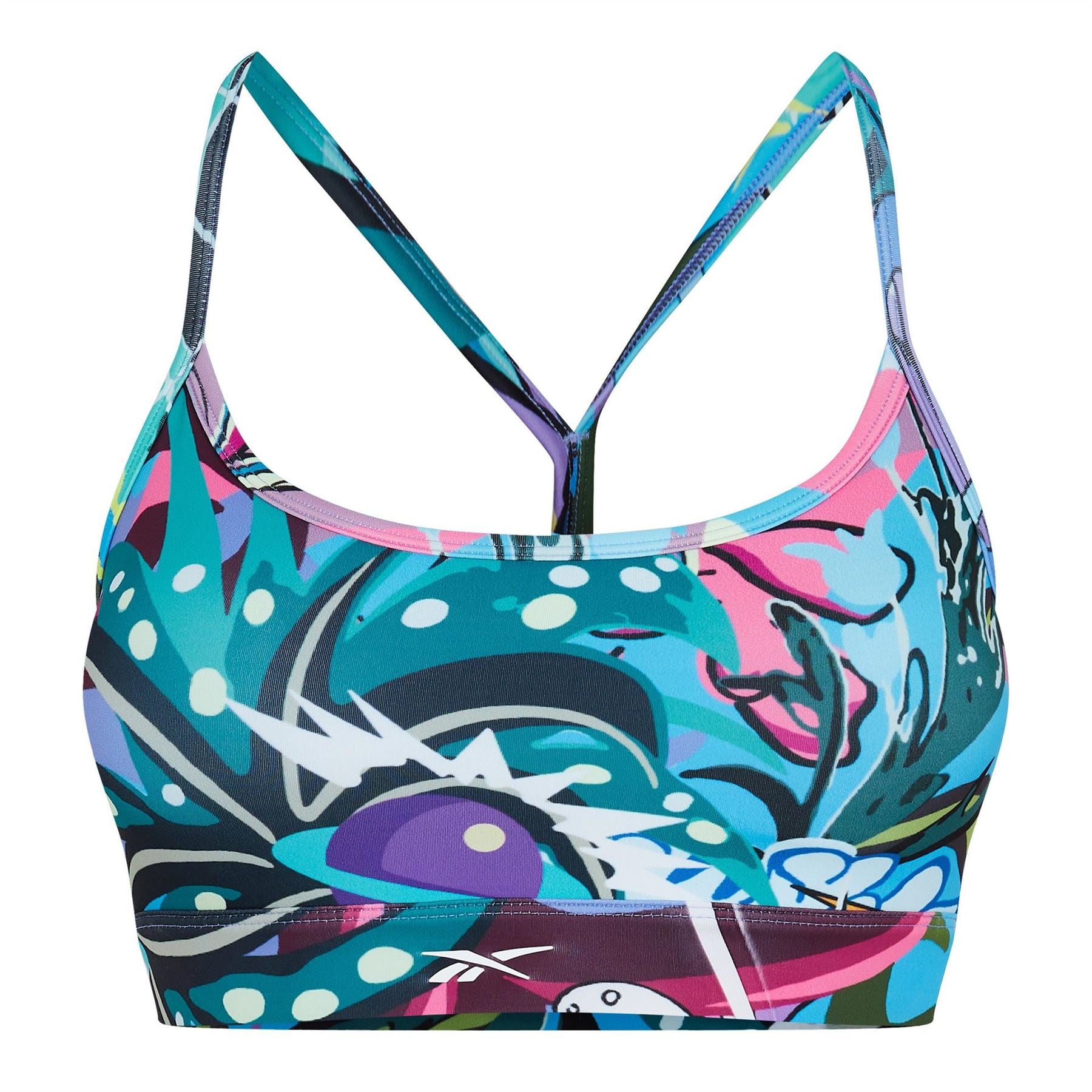 Reebok Strappy Spaghetti Strap Bra Top