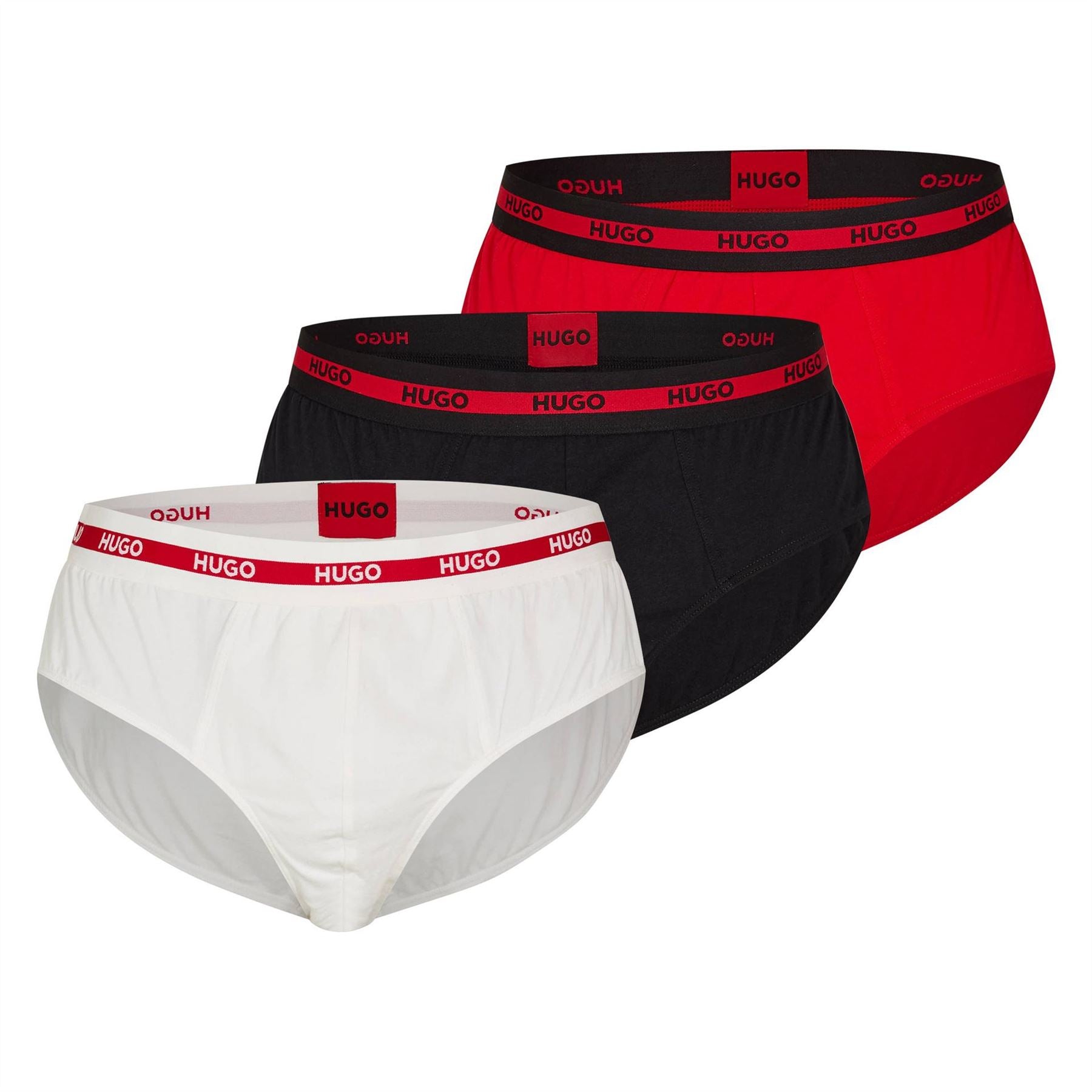 Hugo Pack Of Stretch Cotton Briefs