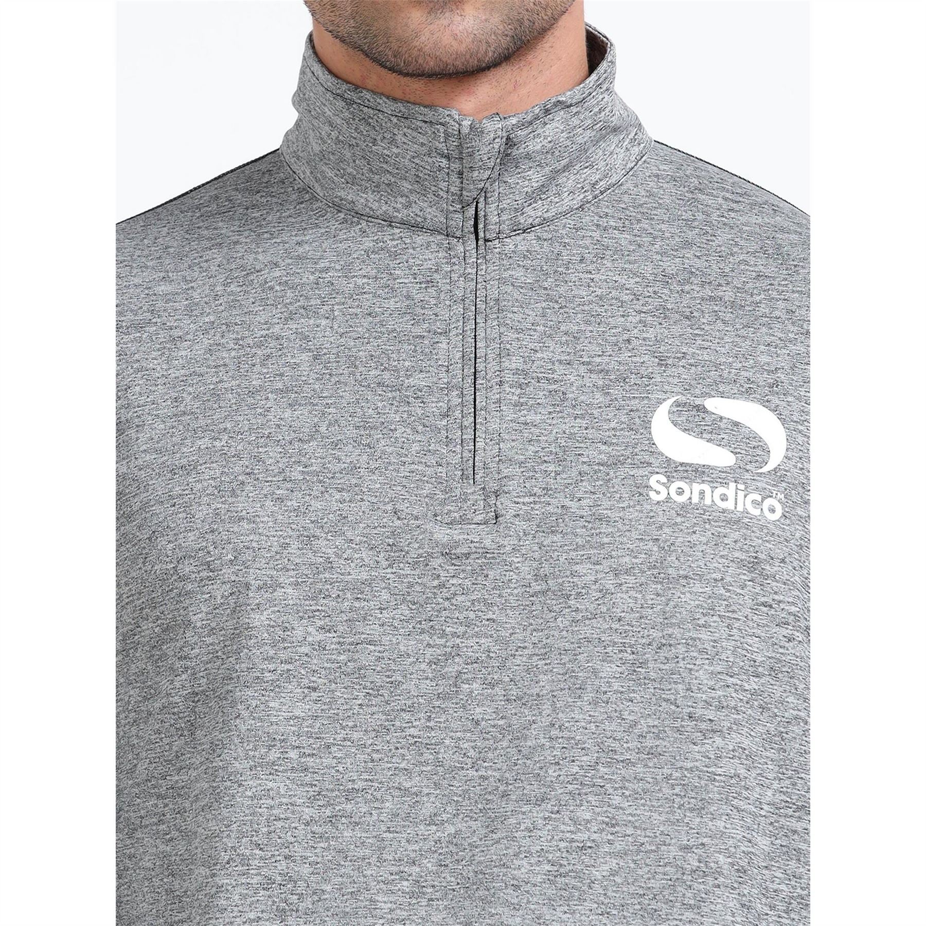 Sondico Melange Quarter Zip Sweatshirt