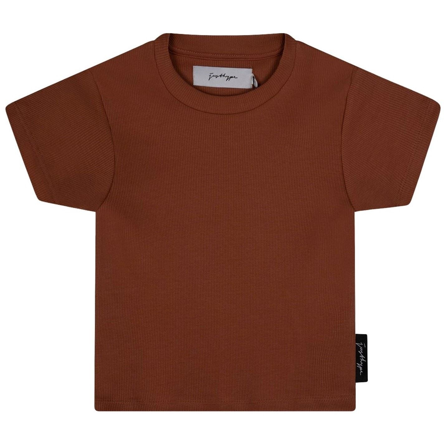 Hype Rib Cropped Regular Fit T-Shirt