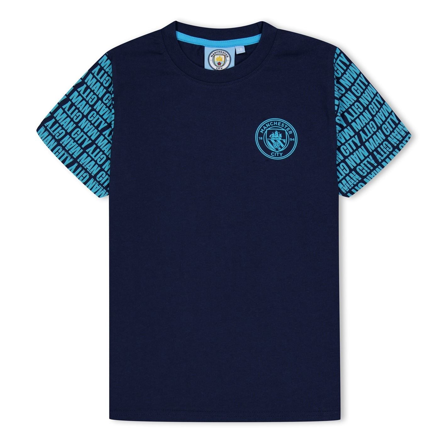 Source Lab Manchester City Graphic T-Shirt Juniors