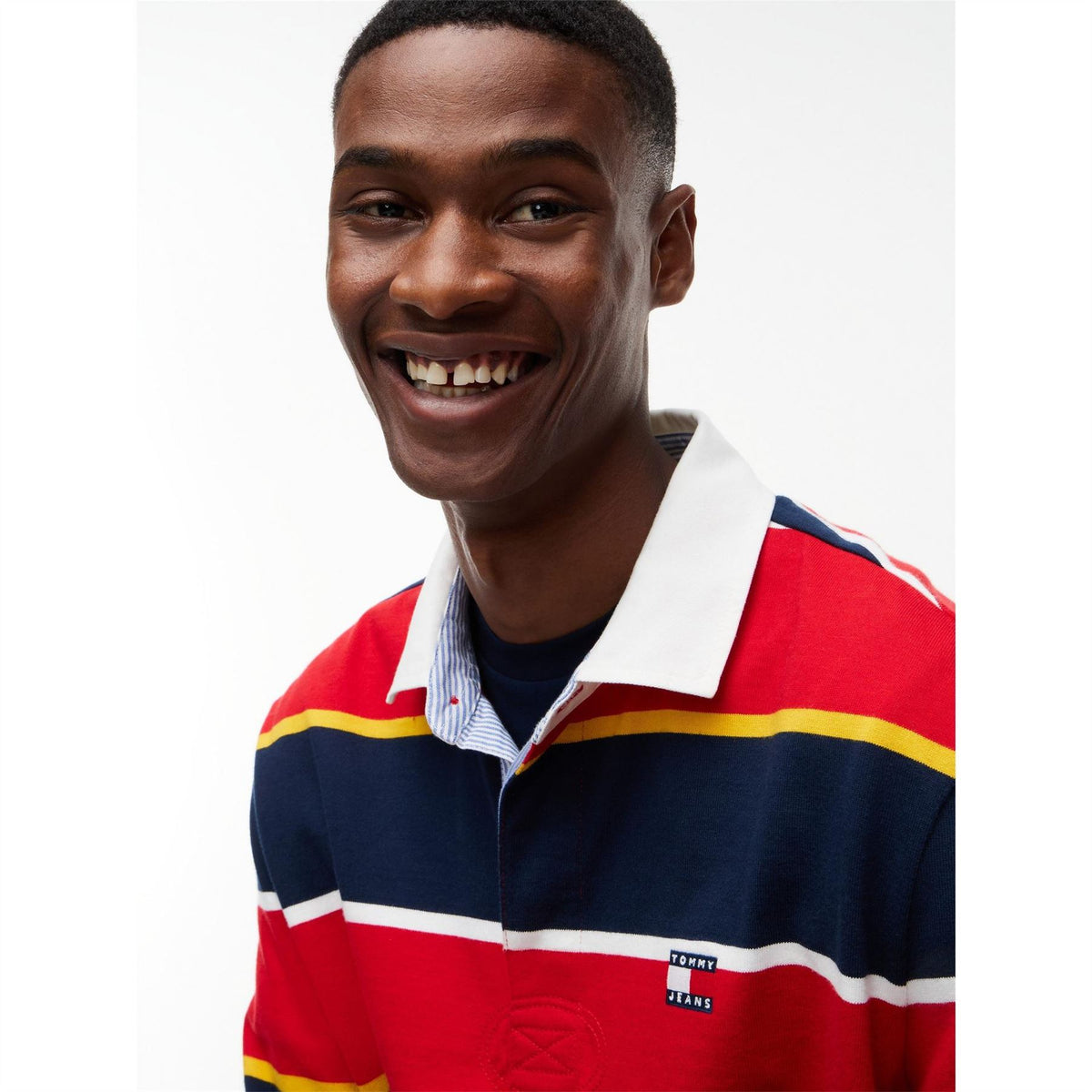 Tommy Jeans Striped Rugby