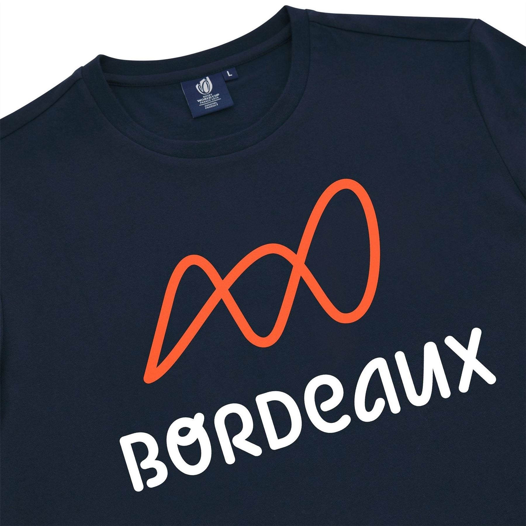 Macron Mens Rugby World Cup Bordeaux T-Shirt 2022 2023