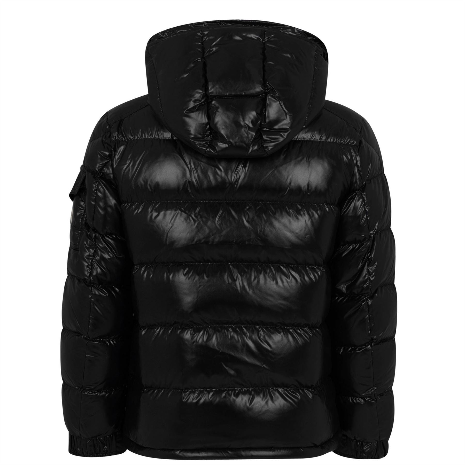 Moncler Maya Waterproof Down Detachable Hood Short Puffer Jacket