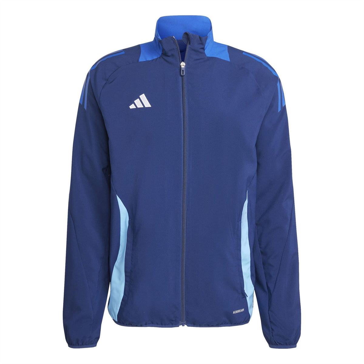 adidas Funnel Neck High Collar Long Sleeve Athletic Top