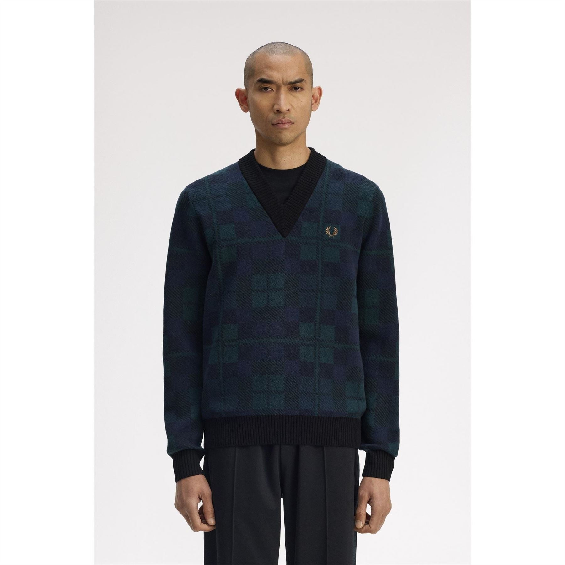 Fred Perry Blackwatch Crew Neck Jumper