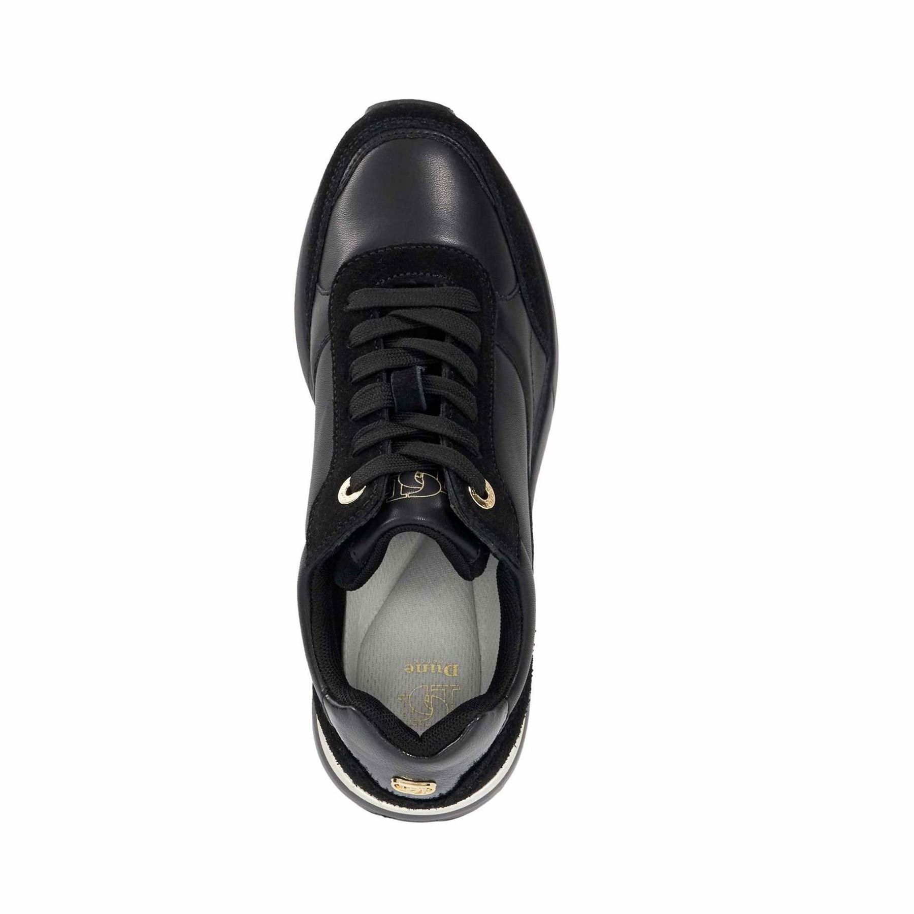 Dune London Elatie Lace Up Wedge Trainers