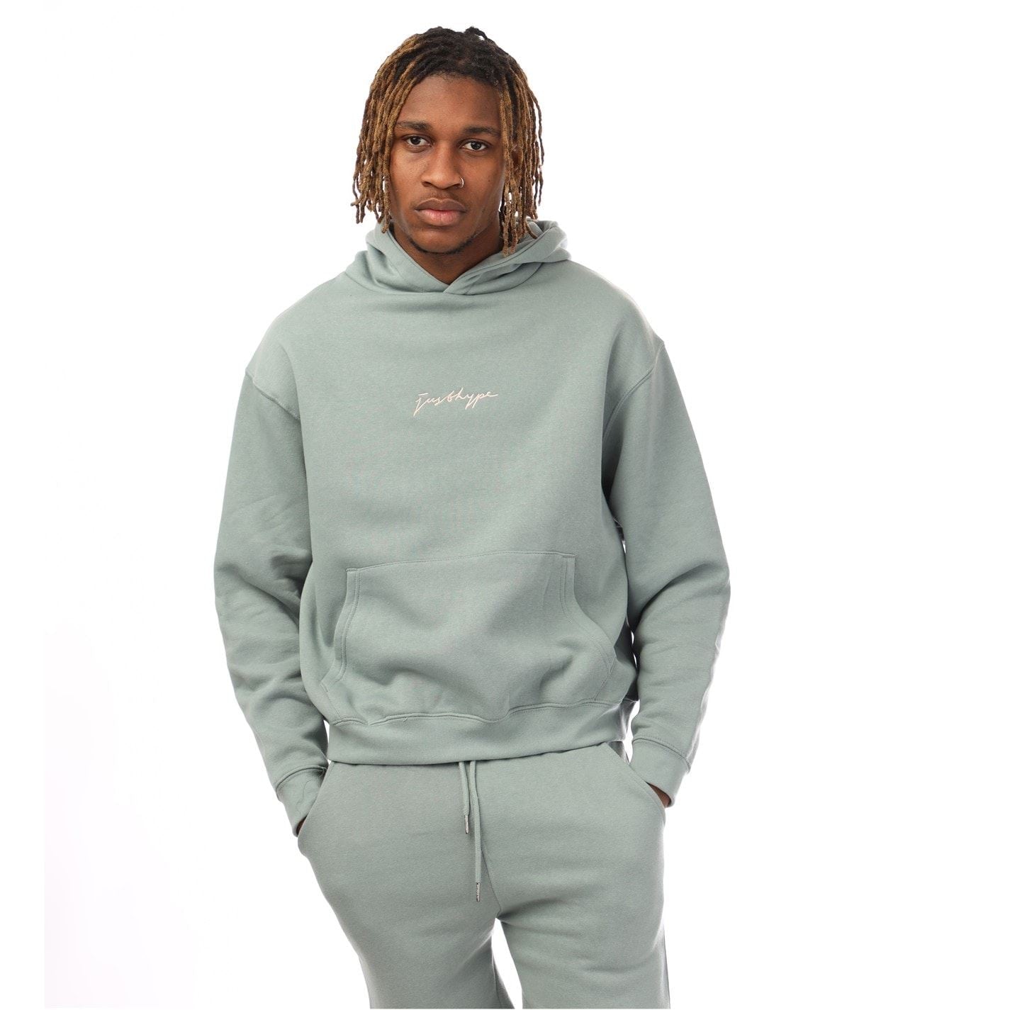 Hype Hooded Lettering Regular Fit Sweatshirt