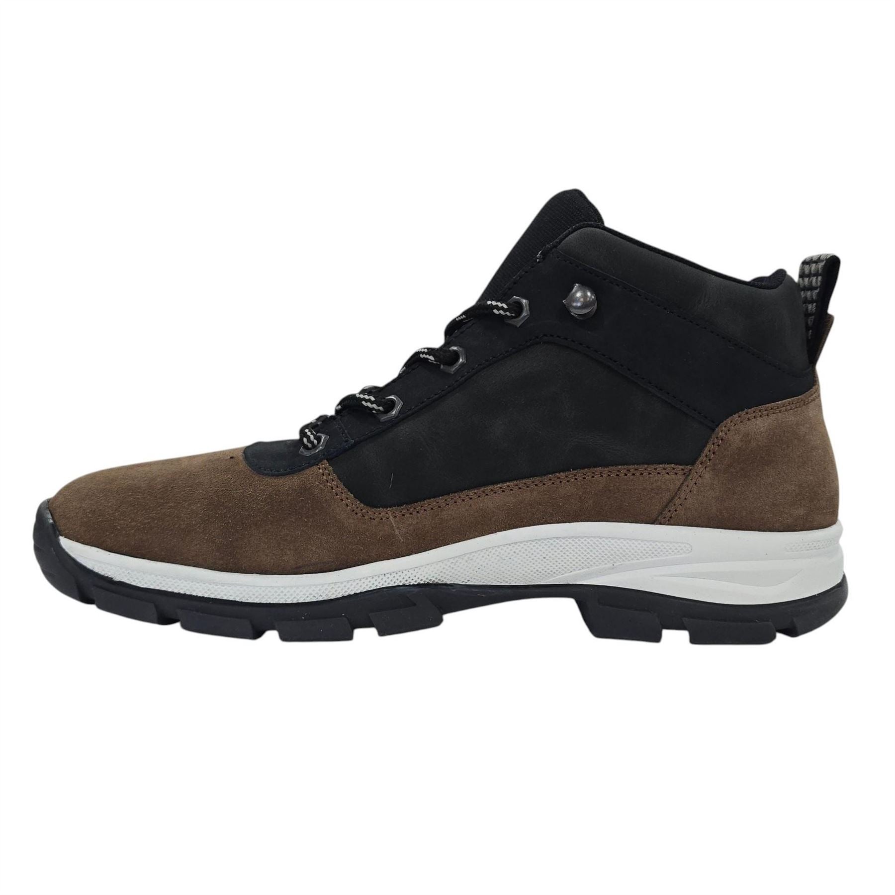 Firetrap Delia Premium Leather Ankle Lace Up Hiker Rugged Boots