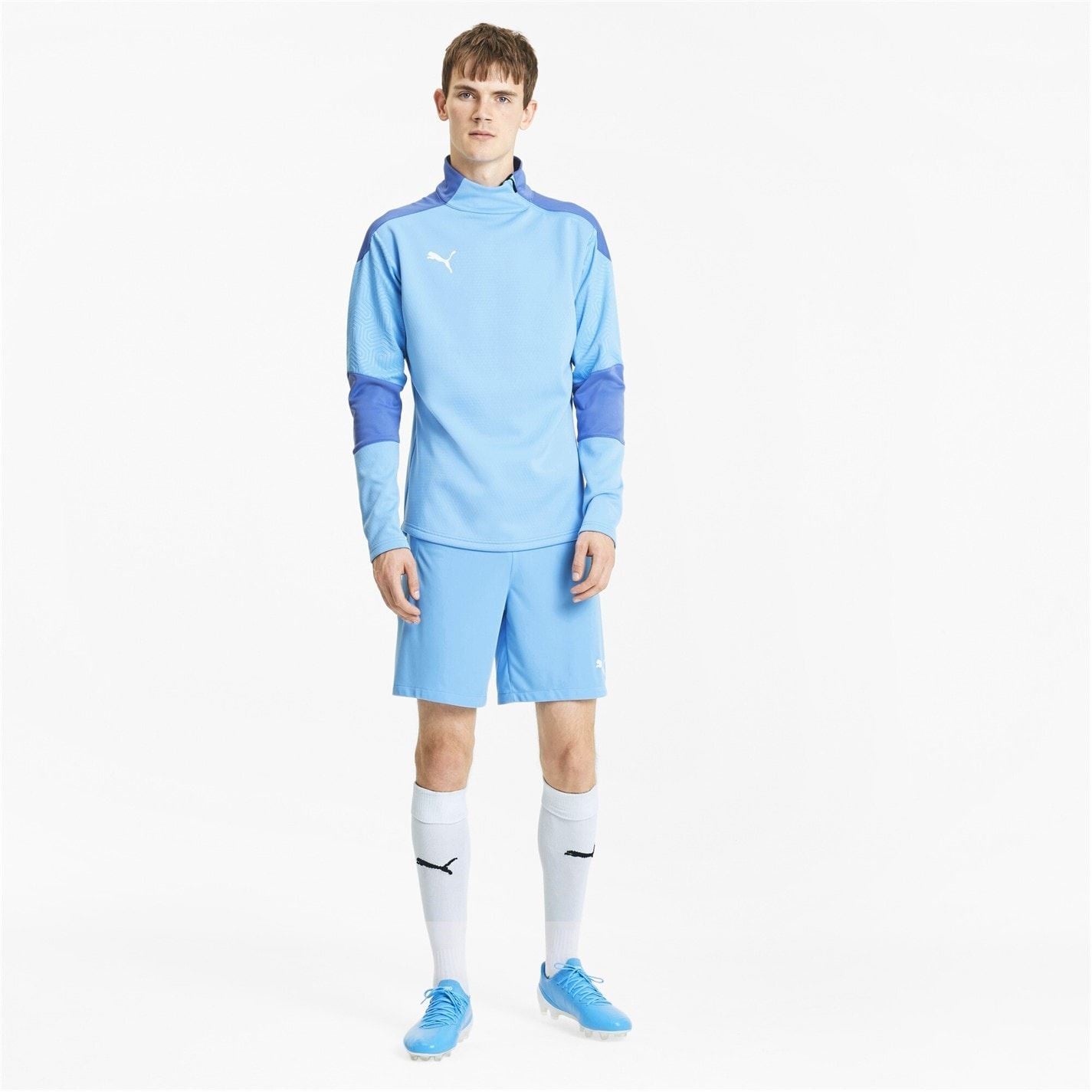 Puma Regular Fit High Neck Long Sleeve Athletic Top