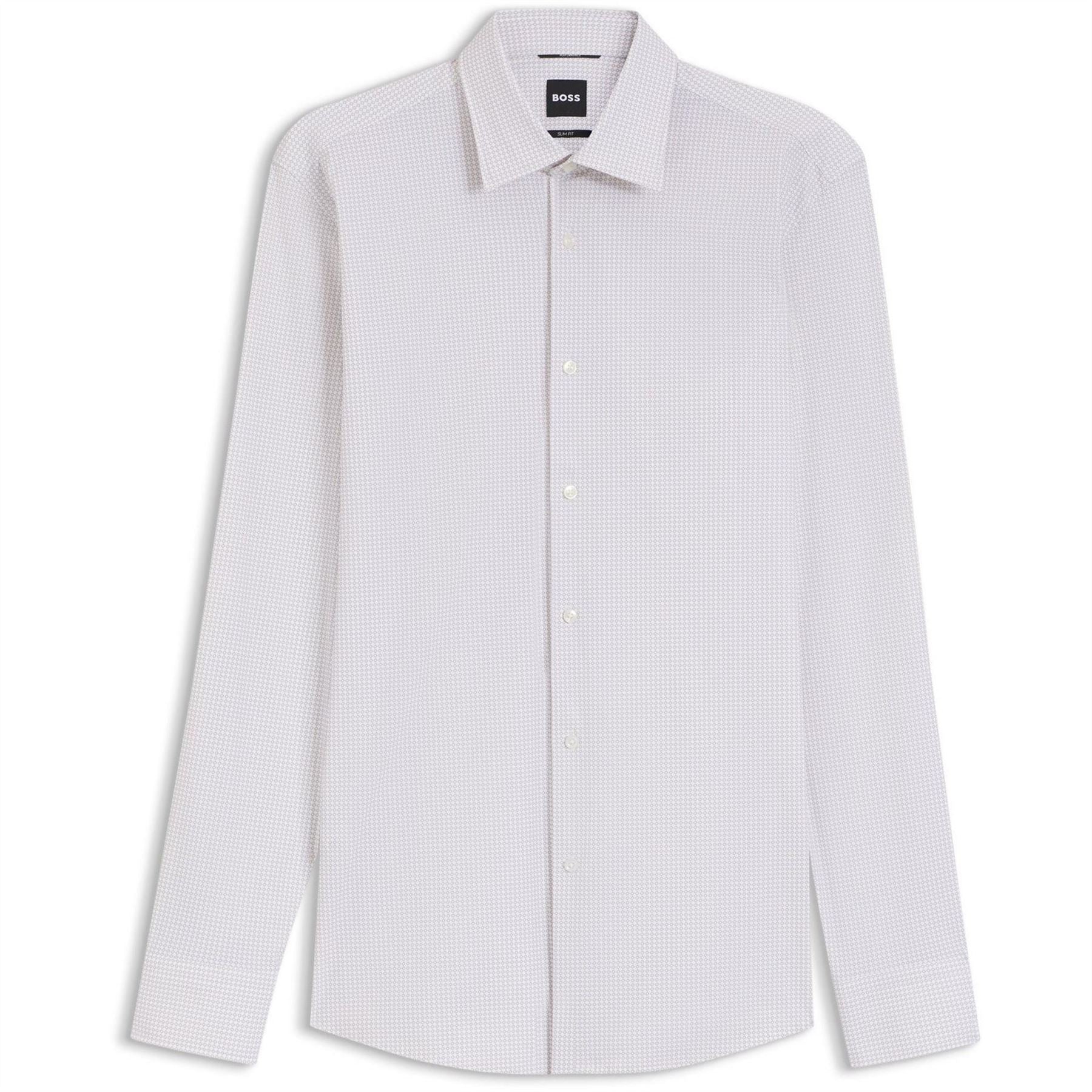 Boss Long Sleeve Plain Shirt