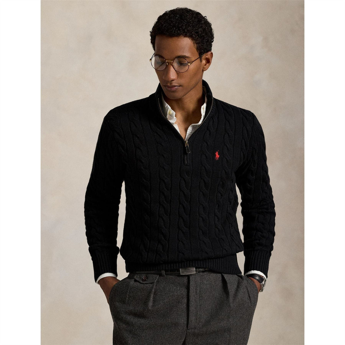 Polo Ralph Lauren Quarter Zip Knit Jumper