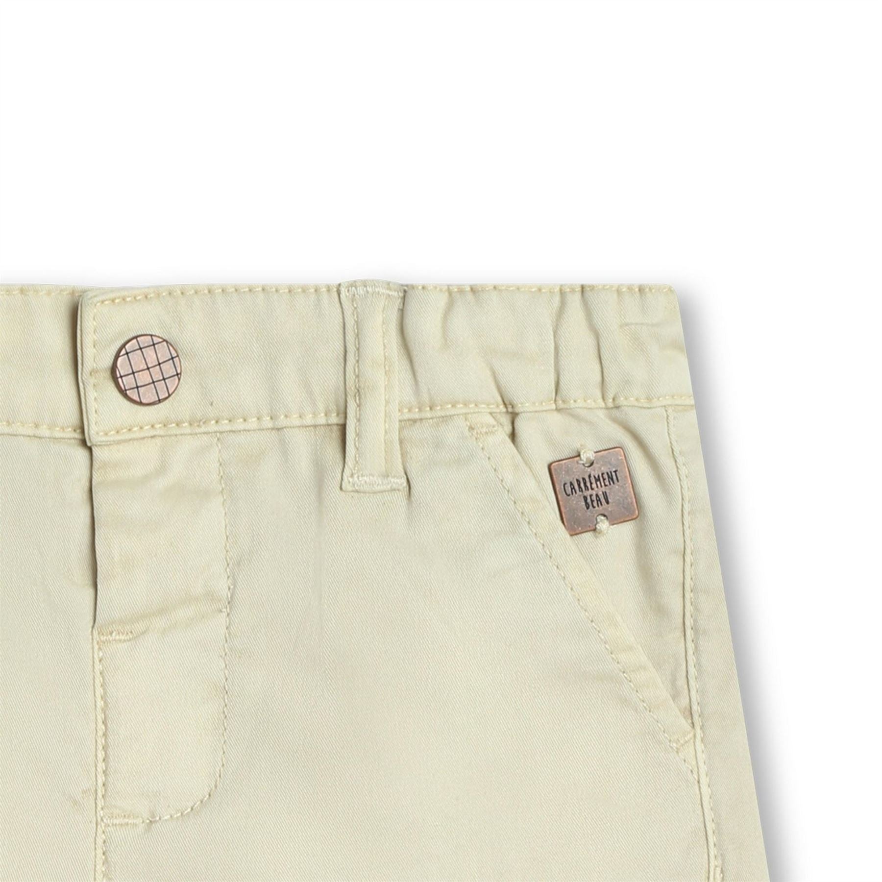 Carrement Beau Solid Banded Hem Bermuda Shorts