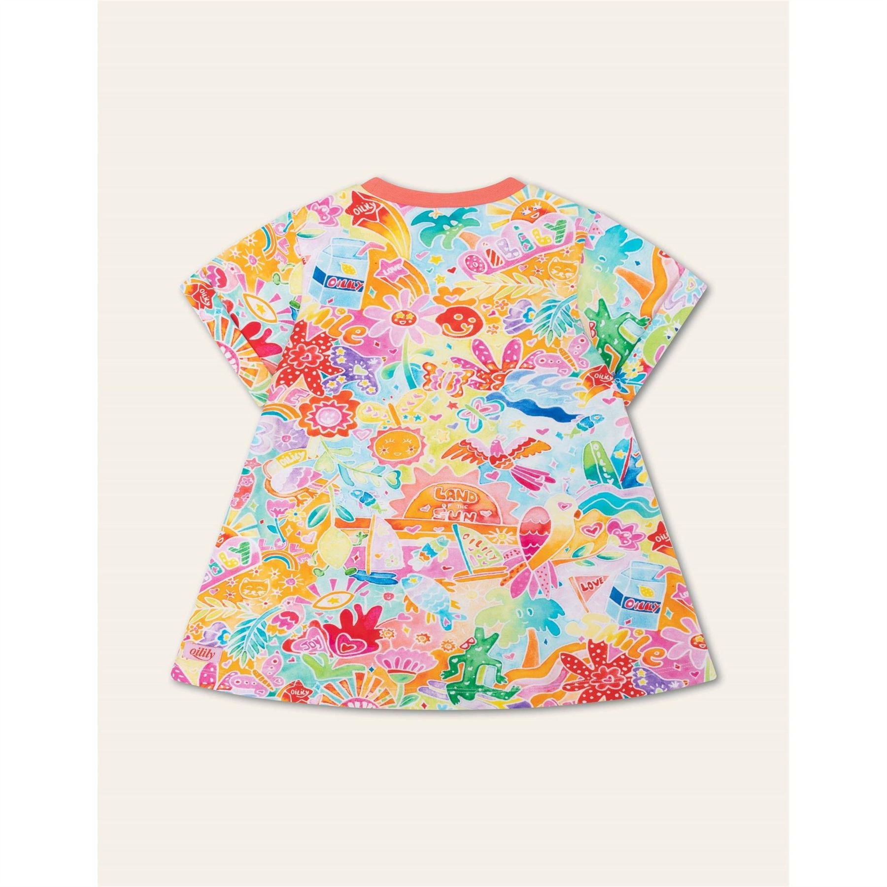Oilily Crew Neck Jersey Dress