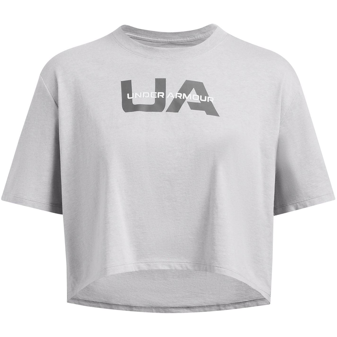 Under Armour Boxy Fit Crew Neck Short Sleeve Crop T-Shirt