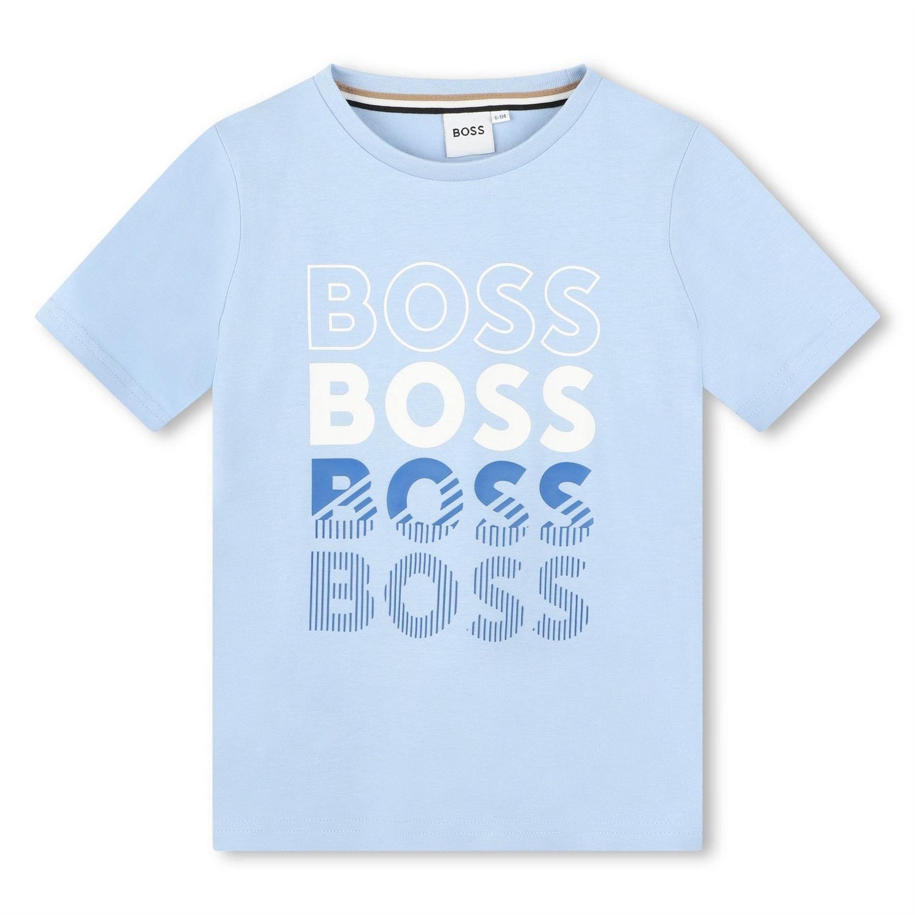 Boss Logo Regular Fit Crew Neck T-Shirt