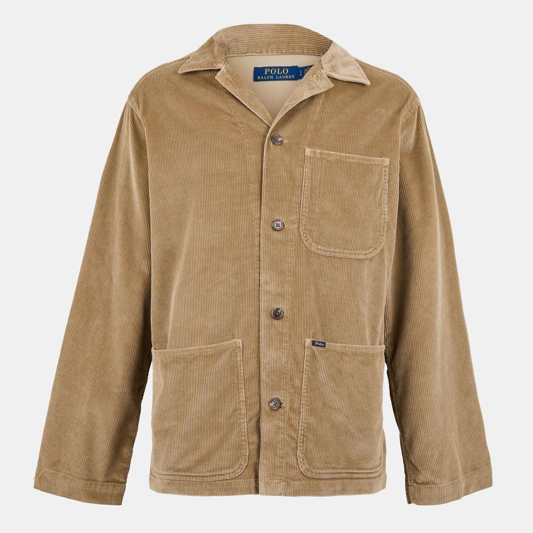 Polo Ralph Lauren Ribbed Patterned Regular Fit Overshirt Jacket