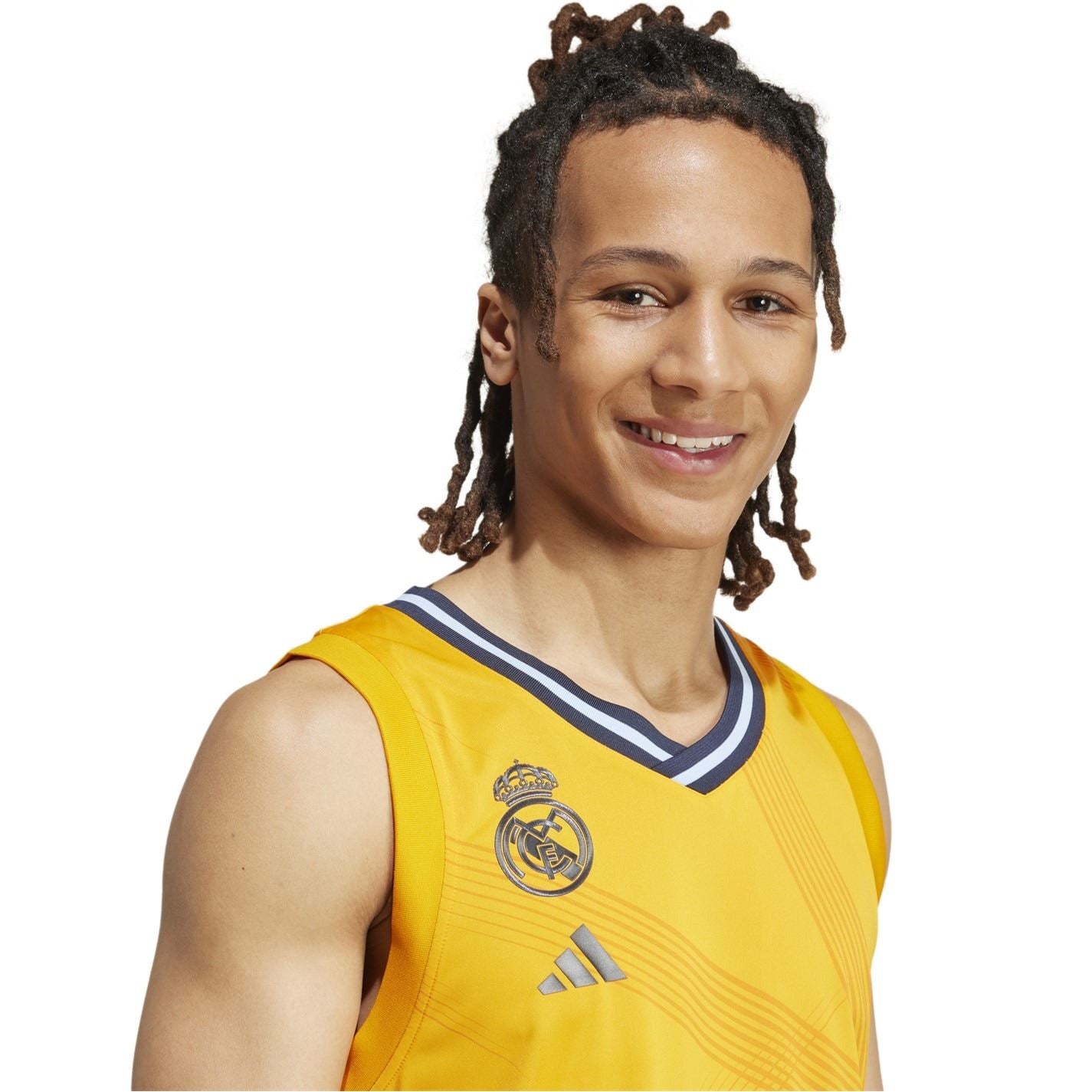 adidas Real Madrid Sleeveless HEAT.RDY 2024 25 Basketball Jersey