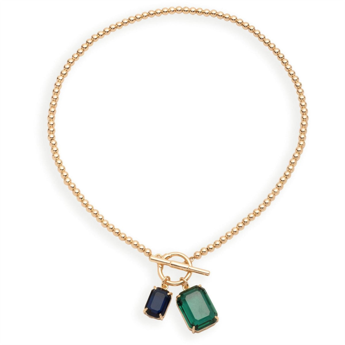 Lauren by Ralph Lauren Ralph Lauren Gold Tone  And  Colourful Stone Beaded Necklace