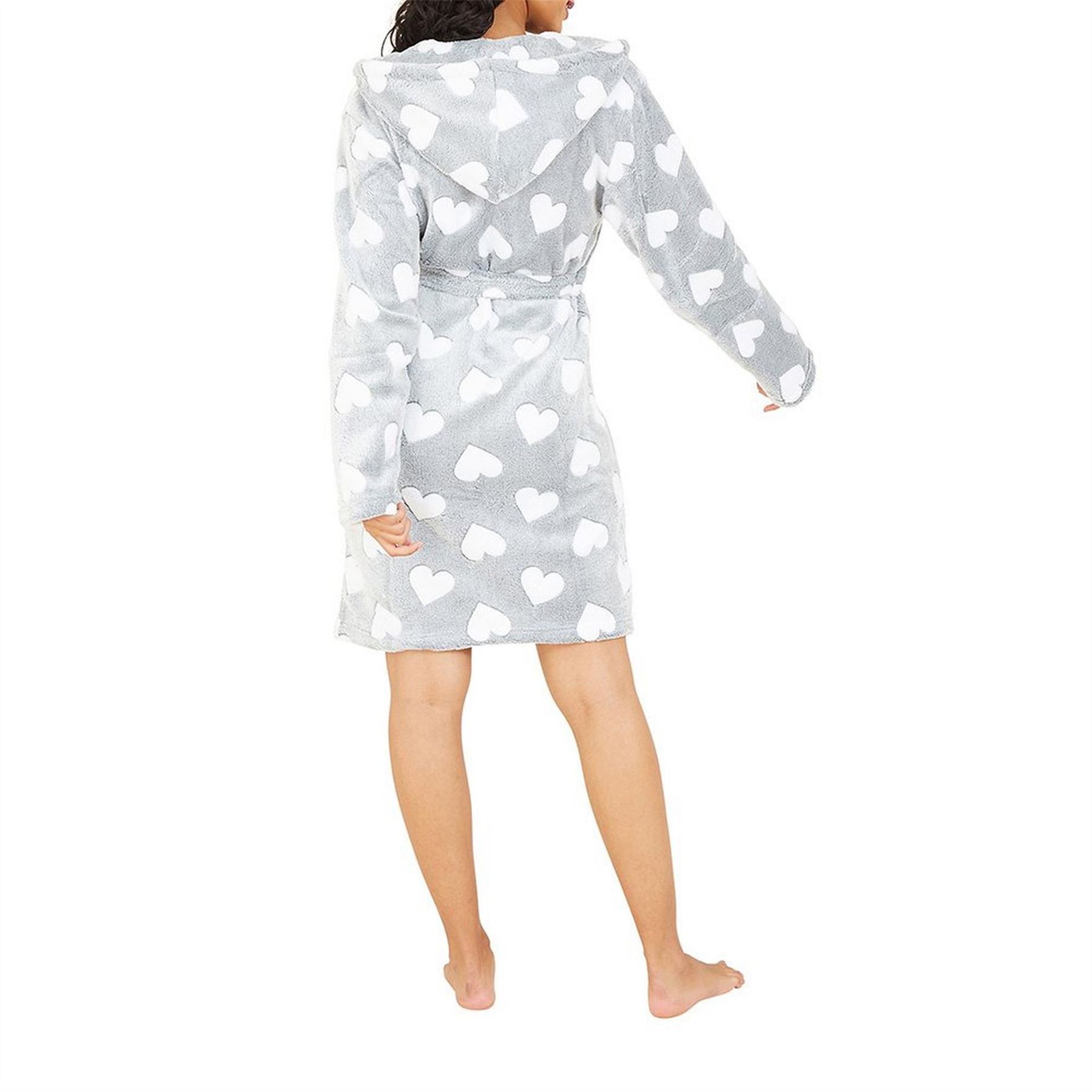 Yumi Glittery Heart Robe