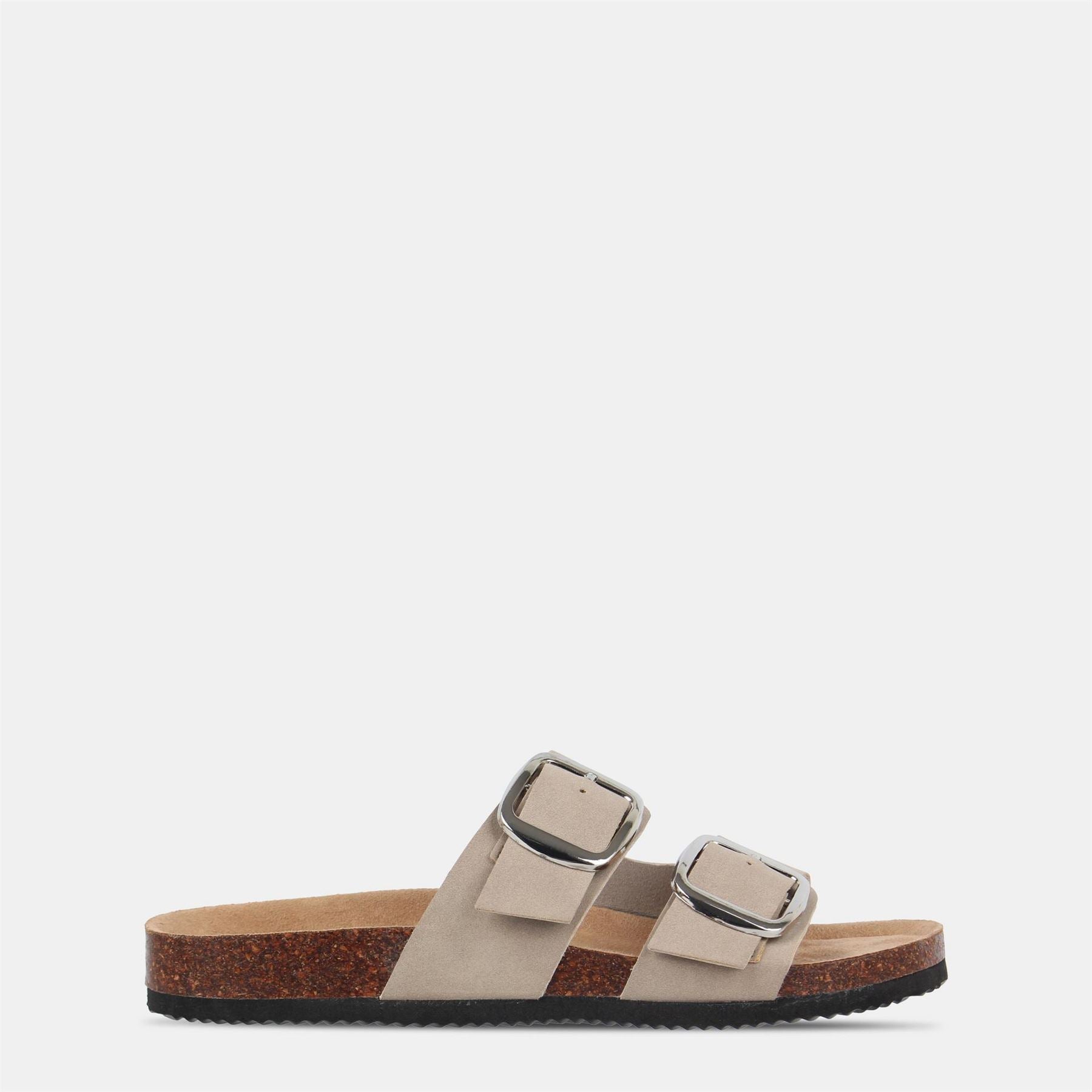 Miso Birki Open Toe Flatform Slide Sandals