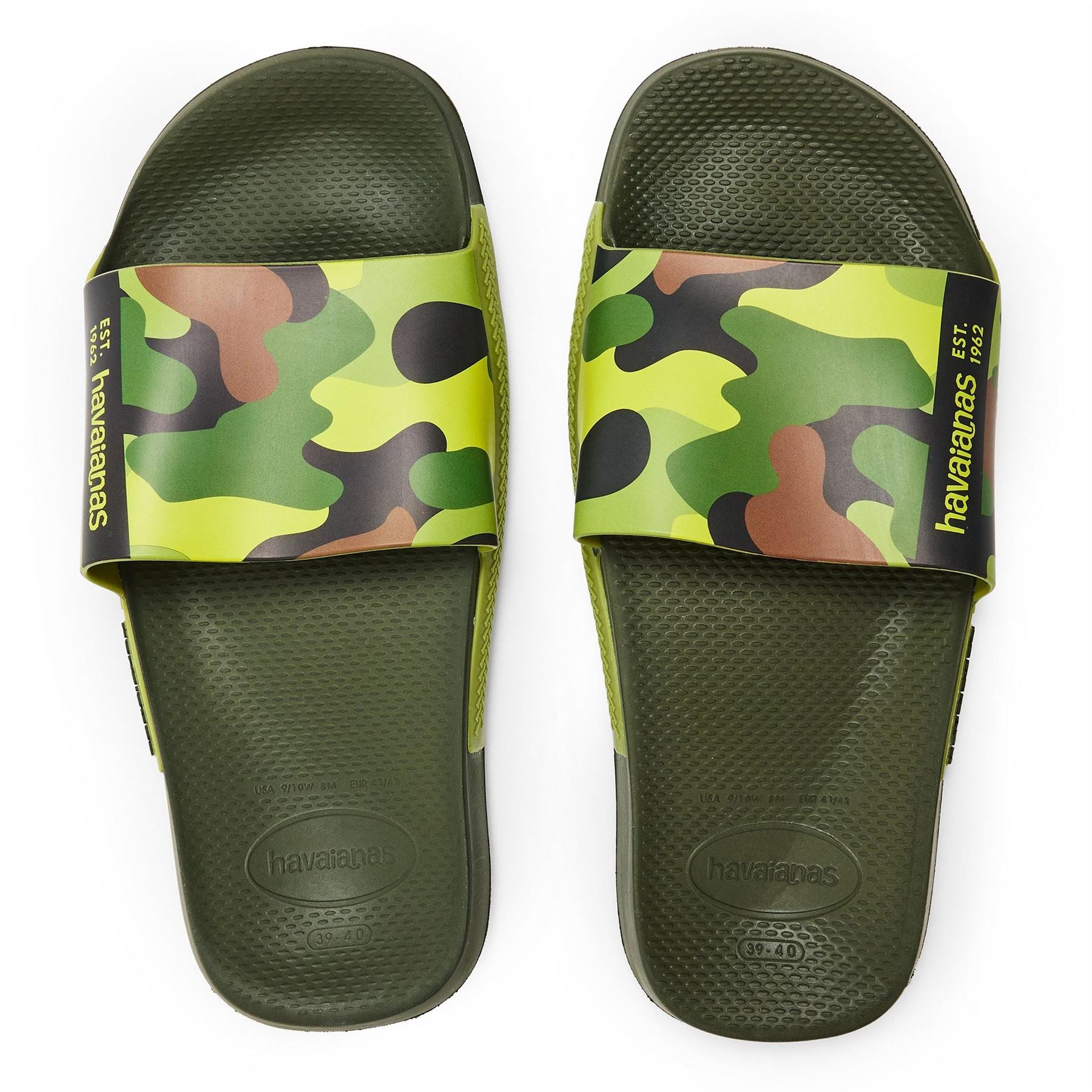 Havaianas Hav Slide Print Black Pink Paradis Flip Flops