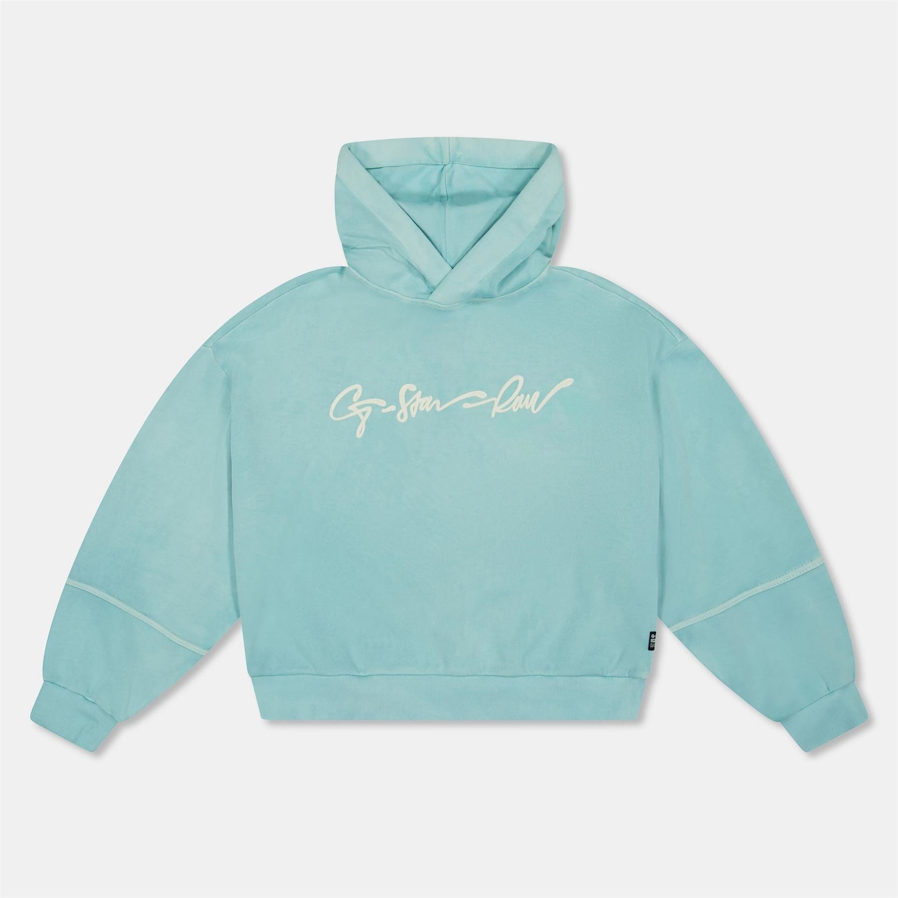 G Star Oversize Hooded Neck Signature Print Sweatshirt